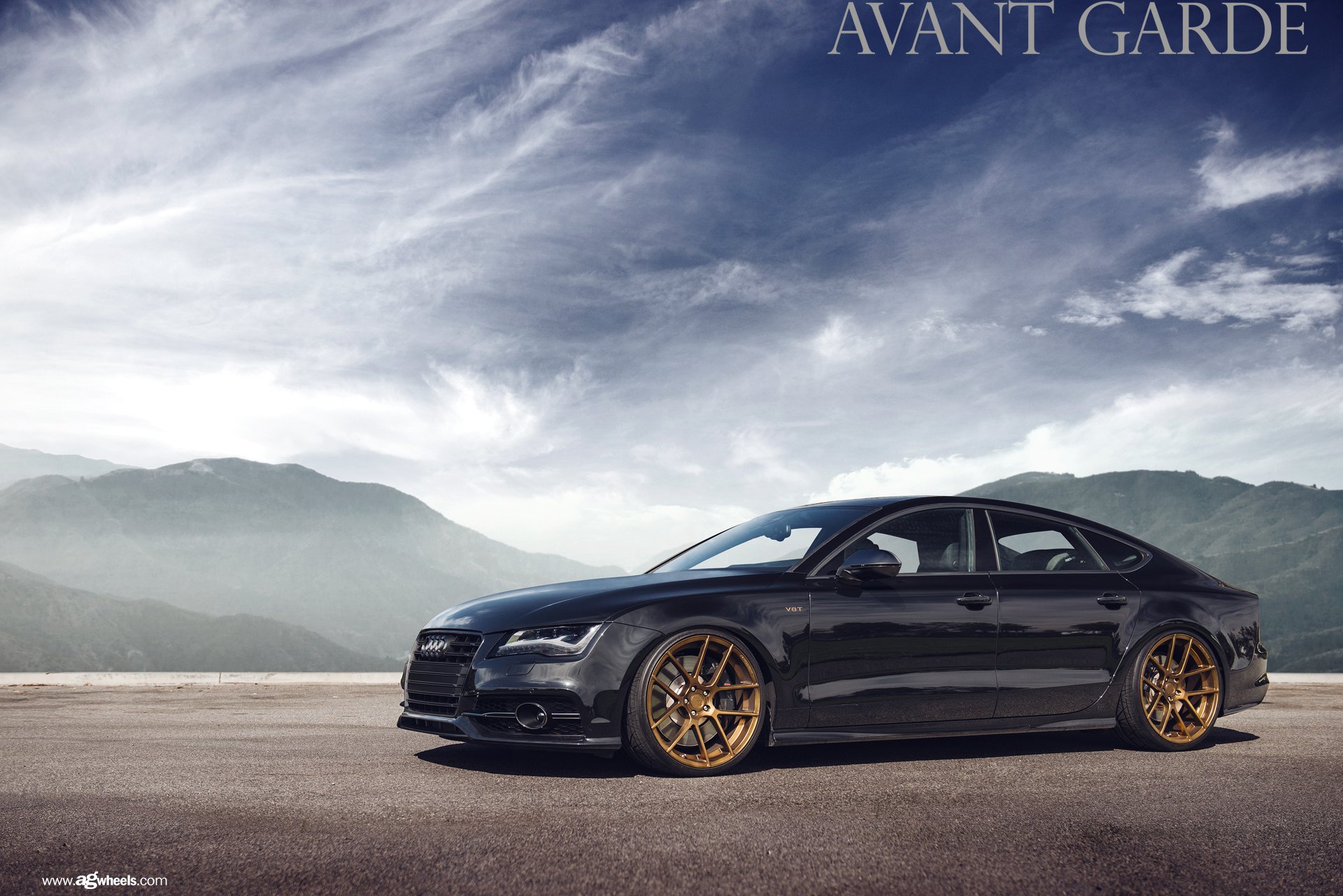 Custom Black Audi S7 with Avant Garde Rims - Photo by Avant Garde Wheels