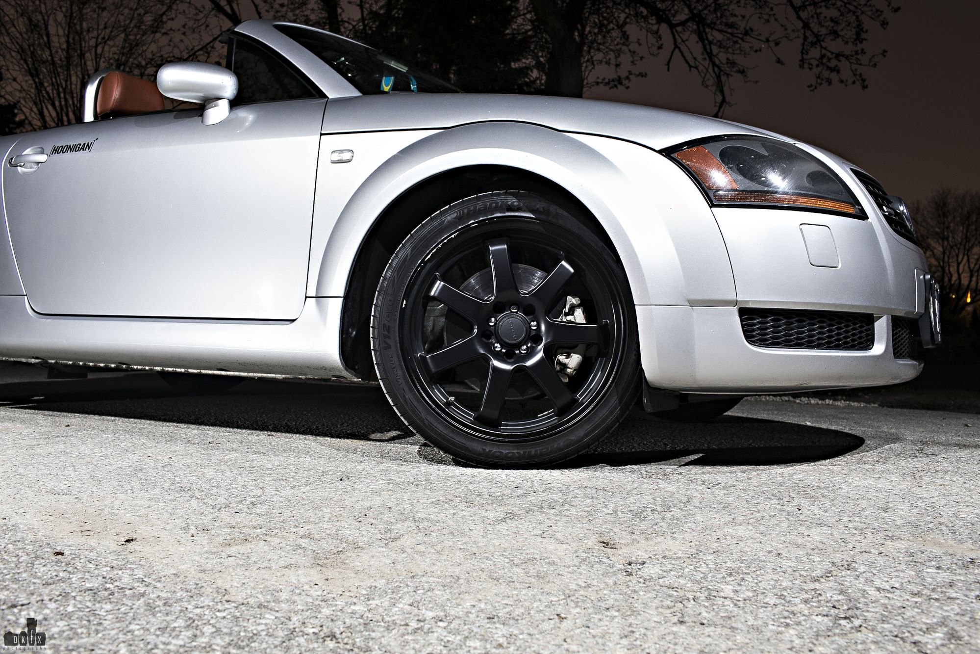 Silver Convertible Audi TT on Hankook Tires - Photo by dan kinzie