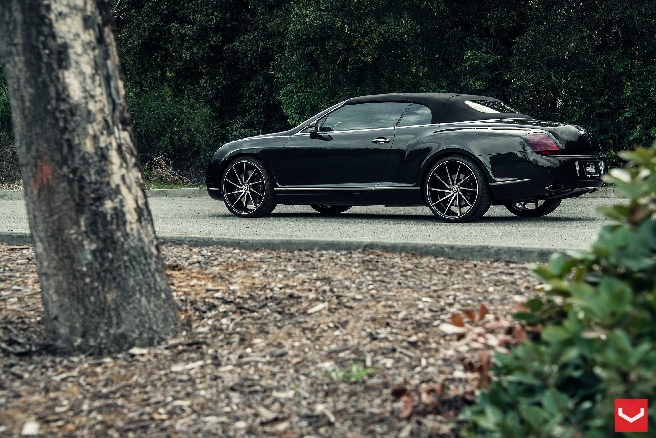 Black Bentley Continental on Vossen Wheels - Photo by Vossen