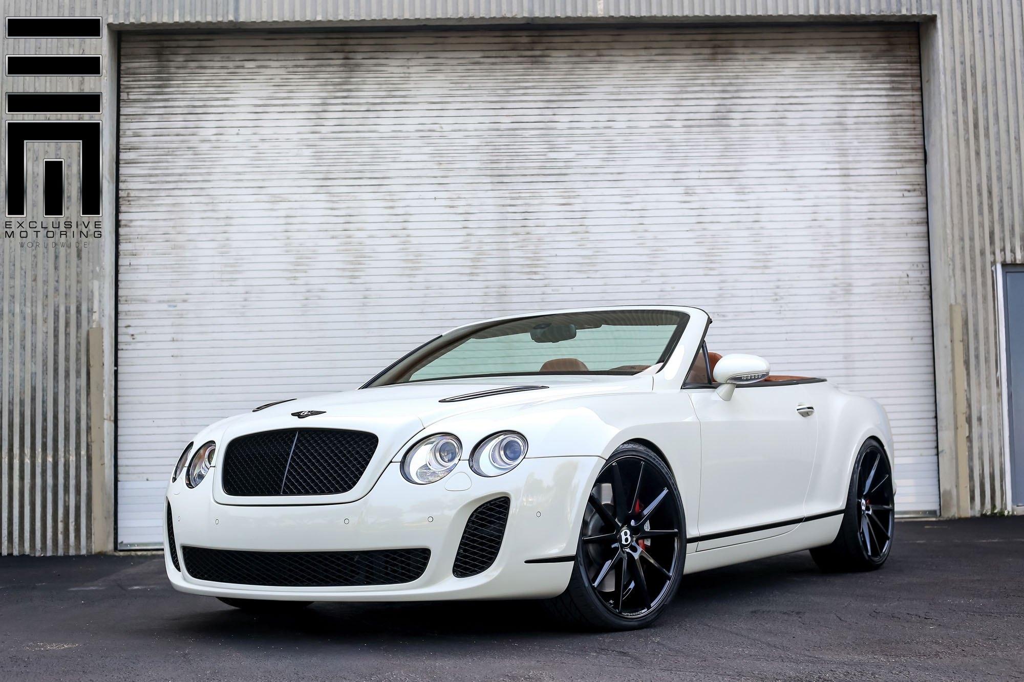 Custom White Convertible Bentley Continental GT - Photo by Vossen