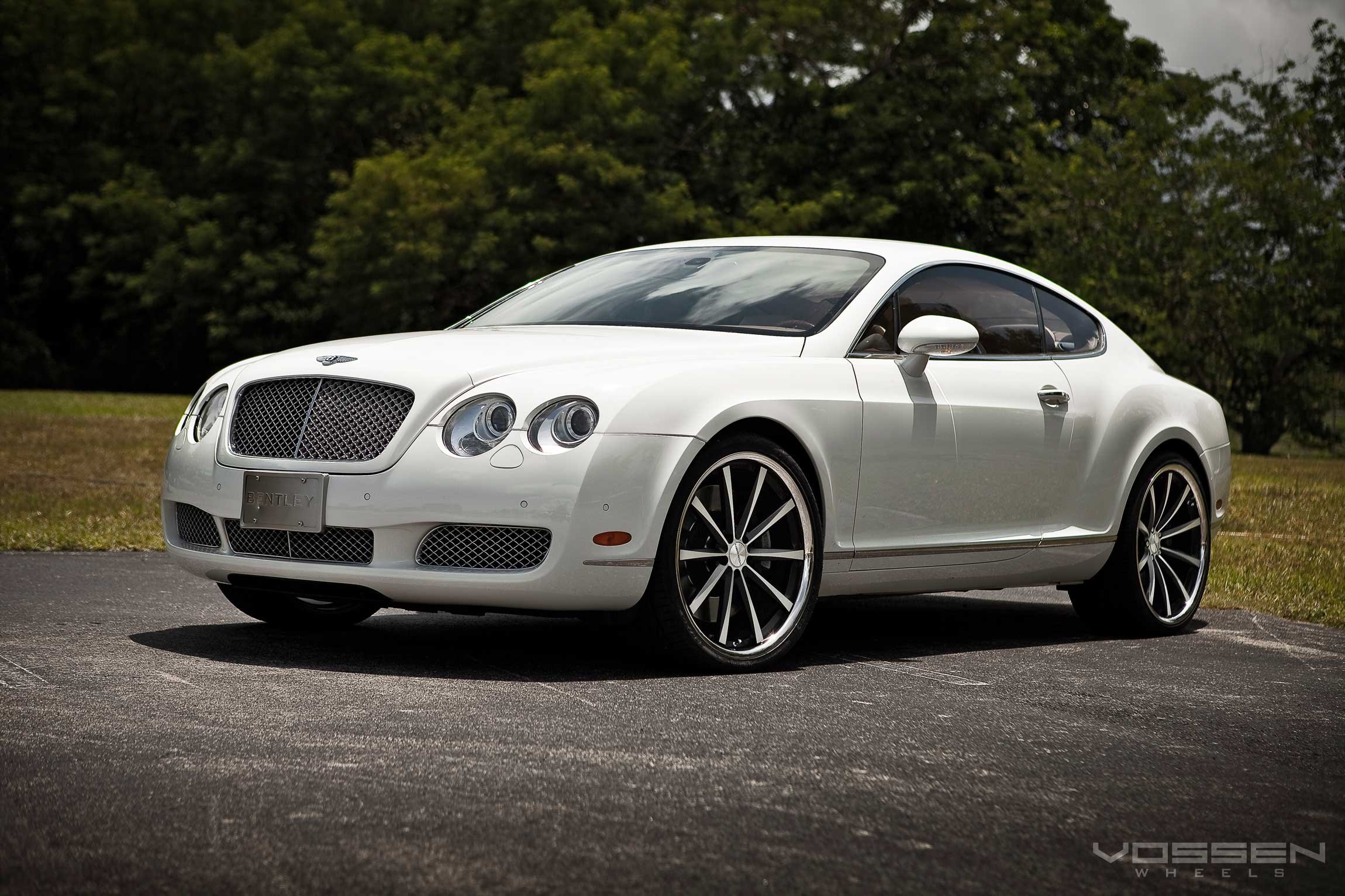 Bentley Continental with Chrome Bodyside Moldings - Photo by Vossen