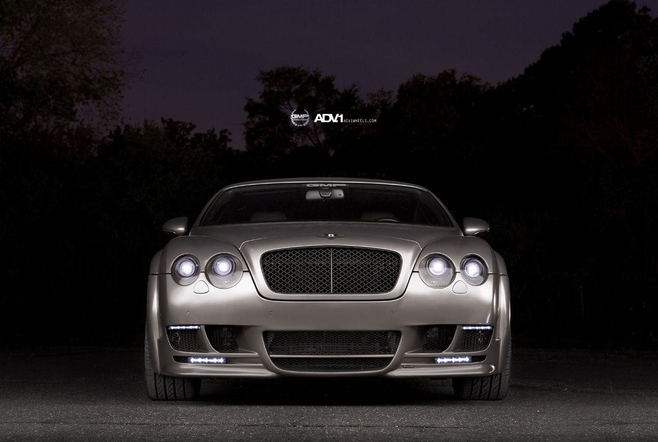 Custom Front Bumper on Metallic Bentley Continental - Photo by ADV.1