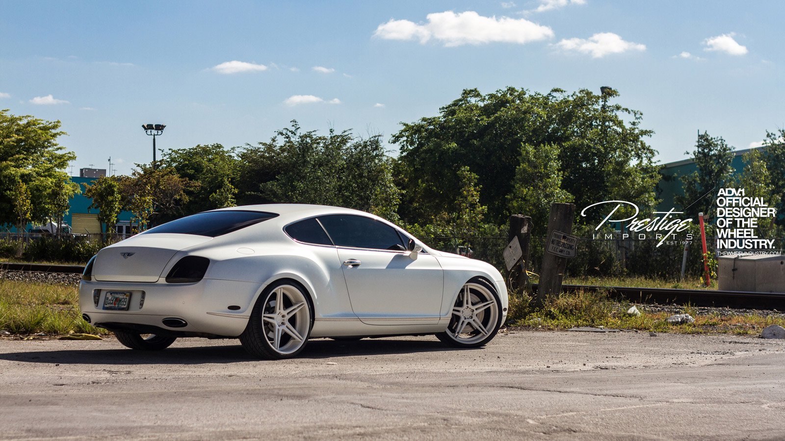 White Bentley Continental Rear Bumper Cover - Photo by ADV.1