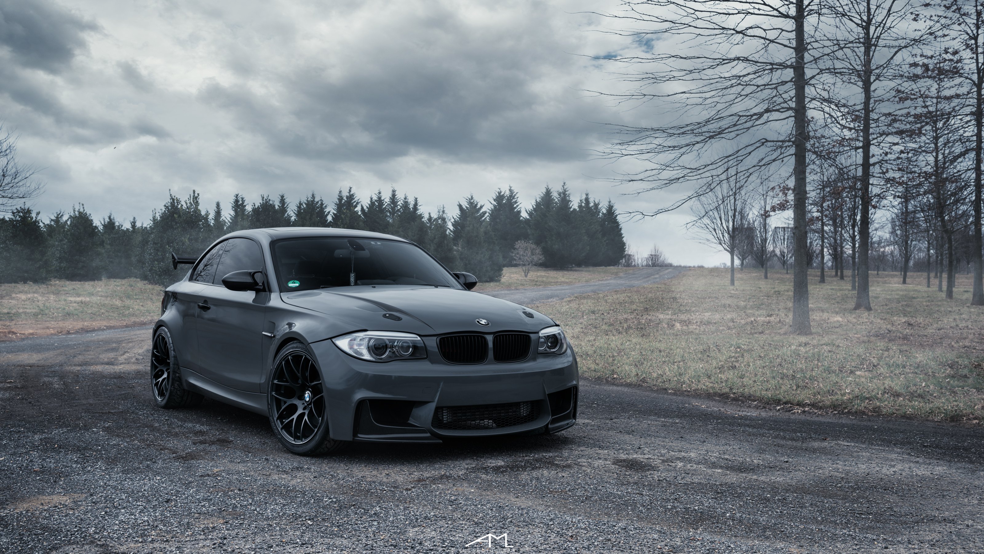 Gray BMW 1-Series with Dark Smoke Headlights - Photo by Arlen Liverman
