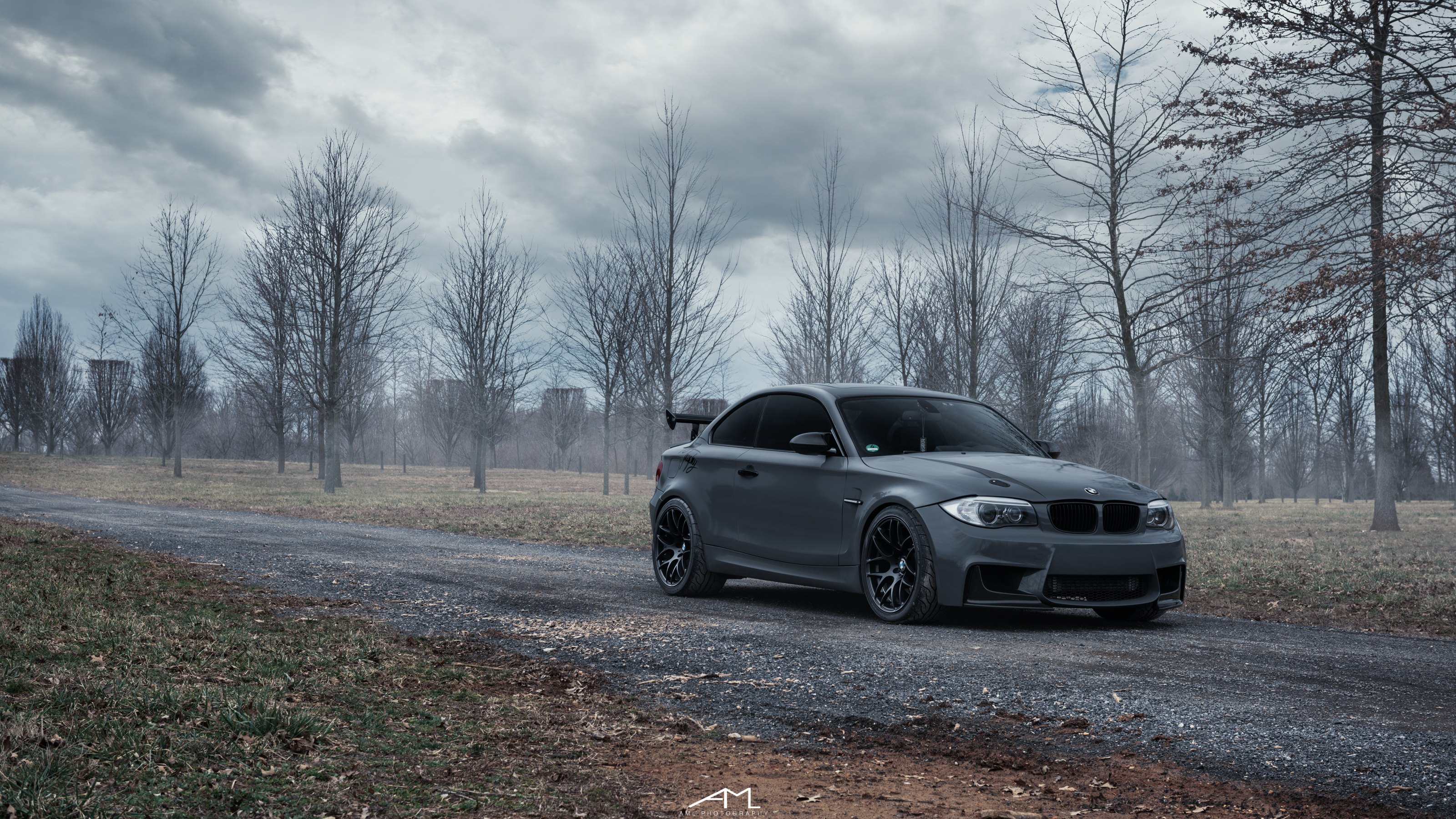 Aftermarket Vented Hood on Gray BMW 1-Series - Photo by Arlen Liverman