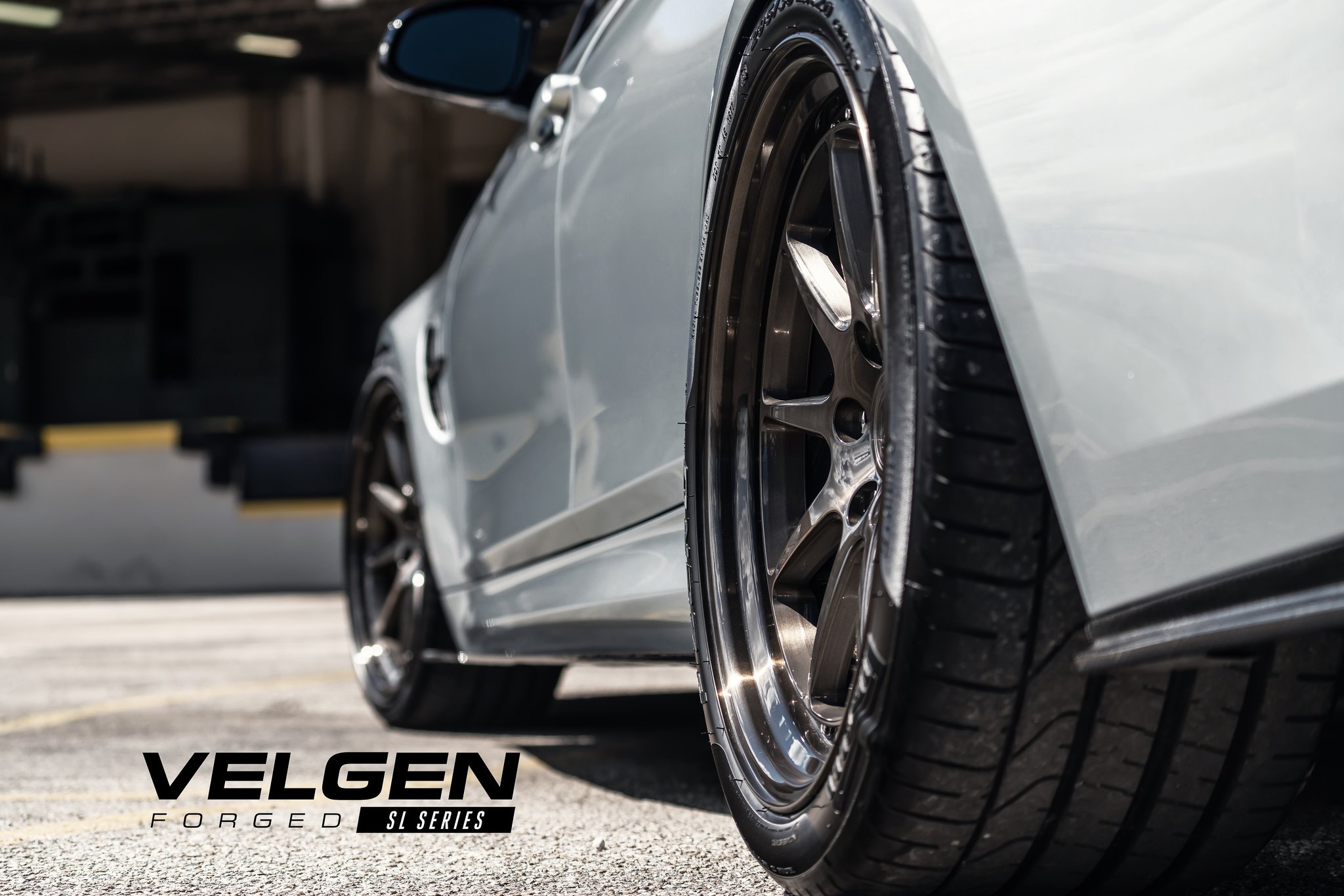 Silver BMW 3-Series with Forged Velgen Wheels - Photo by Velgen Wheels