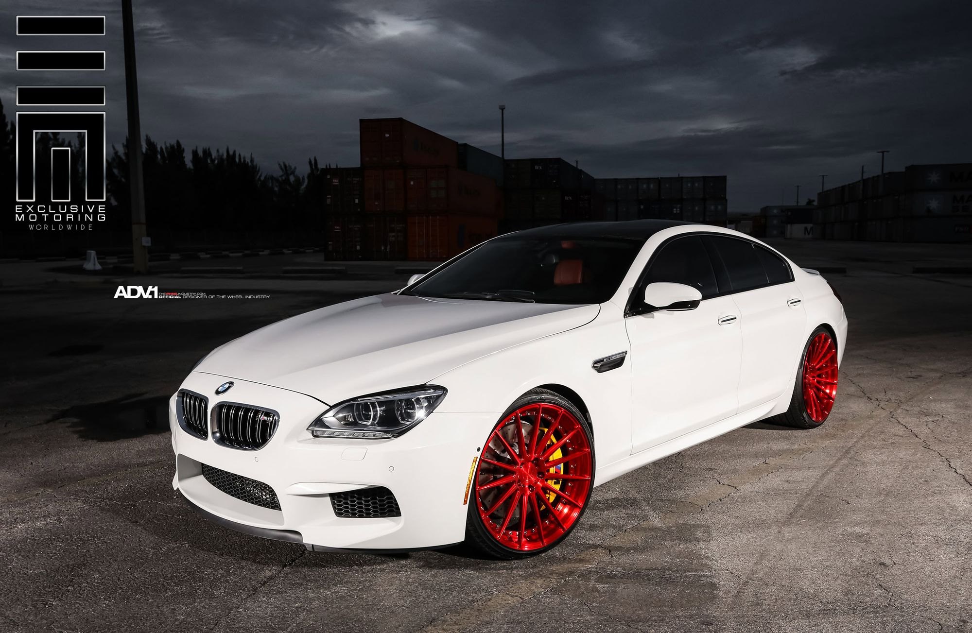 Outside The Box White Bmw M6 Gran Coupe With Red Custom