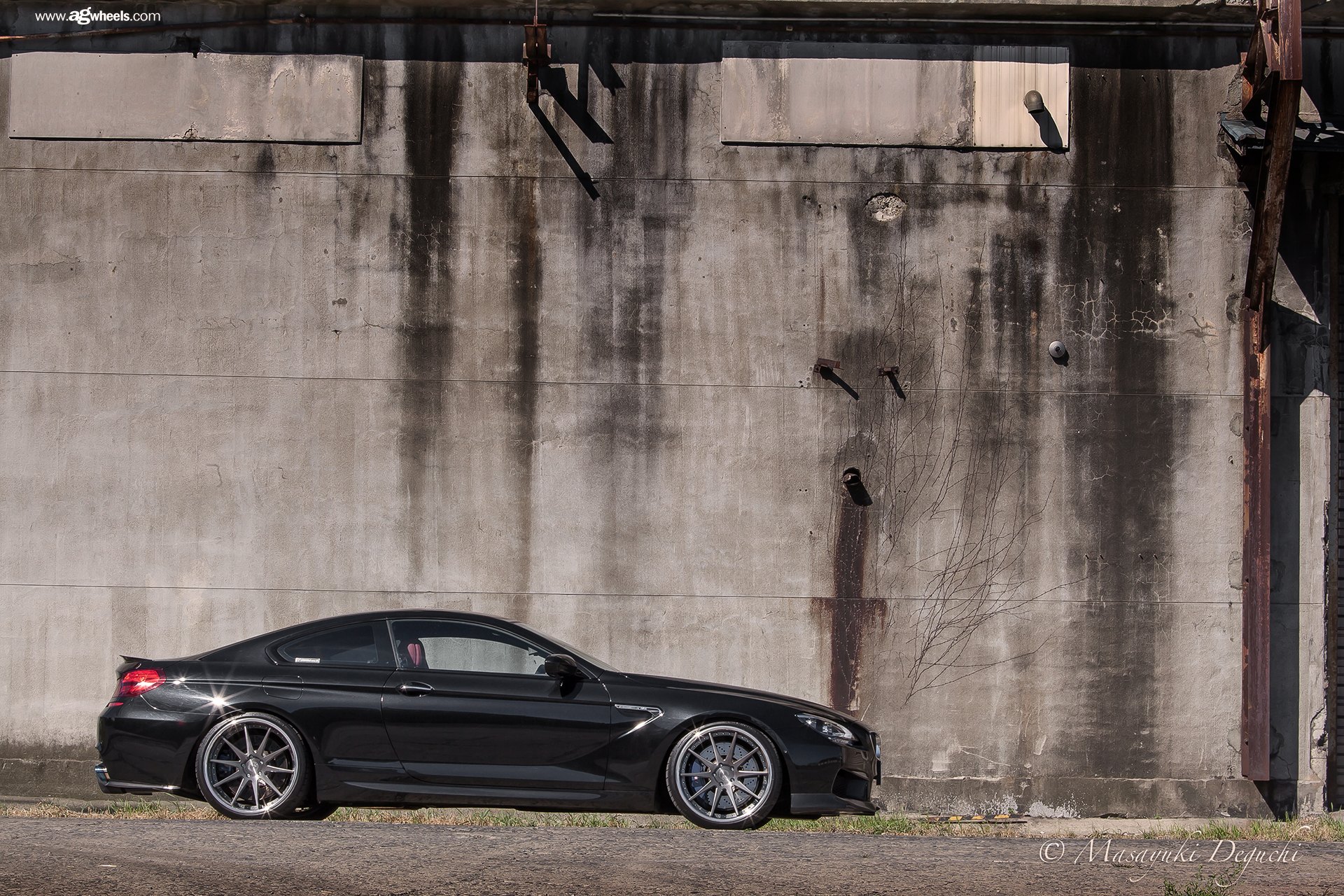 Black BMW 6-Series with Gunmetal Avant Garde Rims - Photo by Avant Garde Wheels
