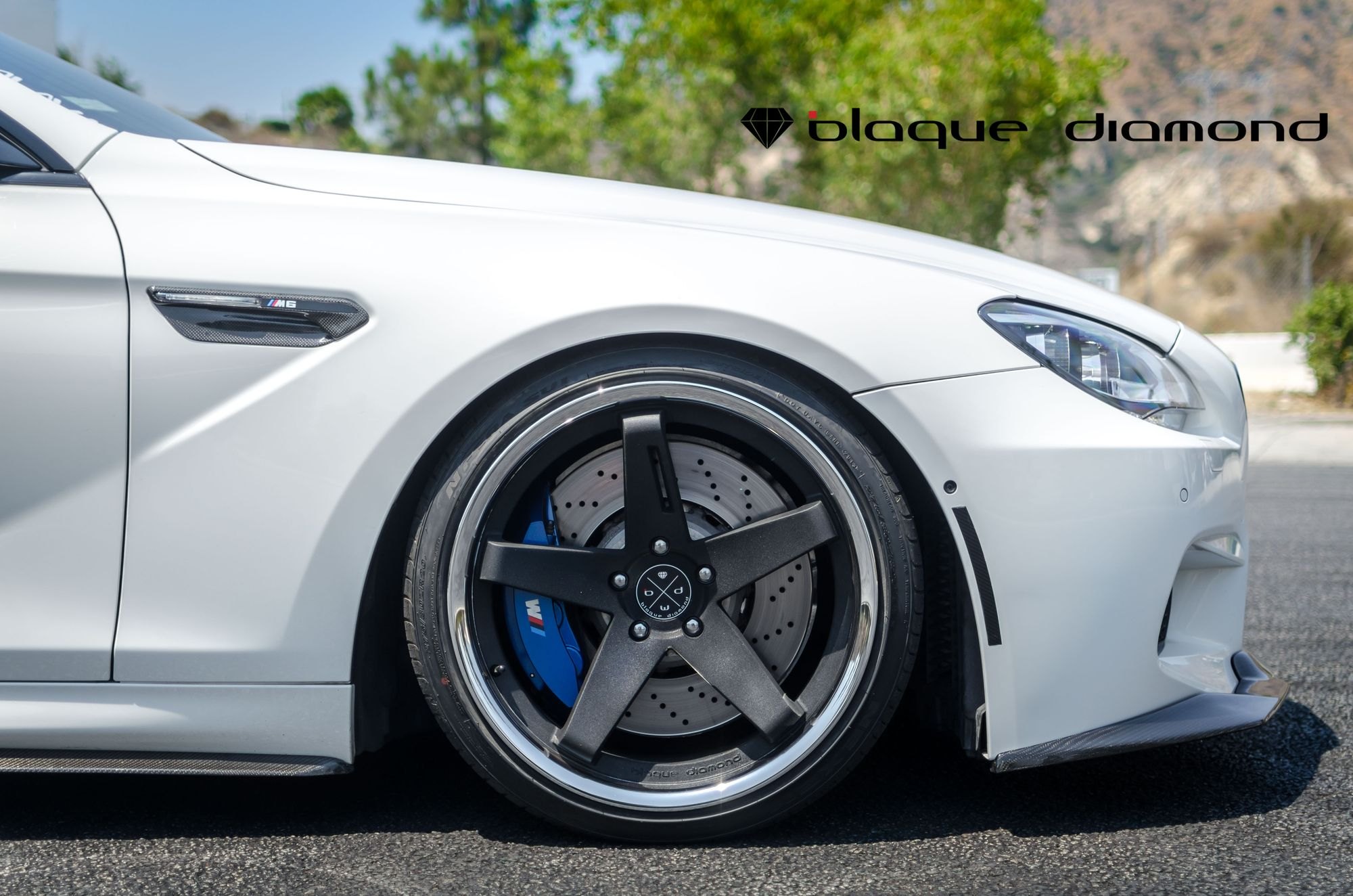 Matte Black Blaque Diamond Wheels on BMW 6-Series - Photo by Blaque Diamond