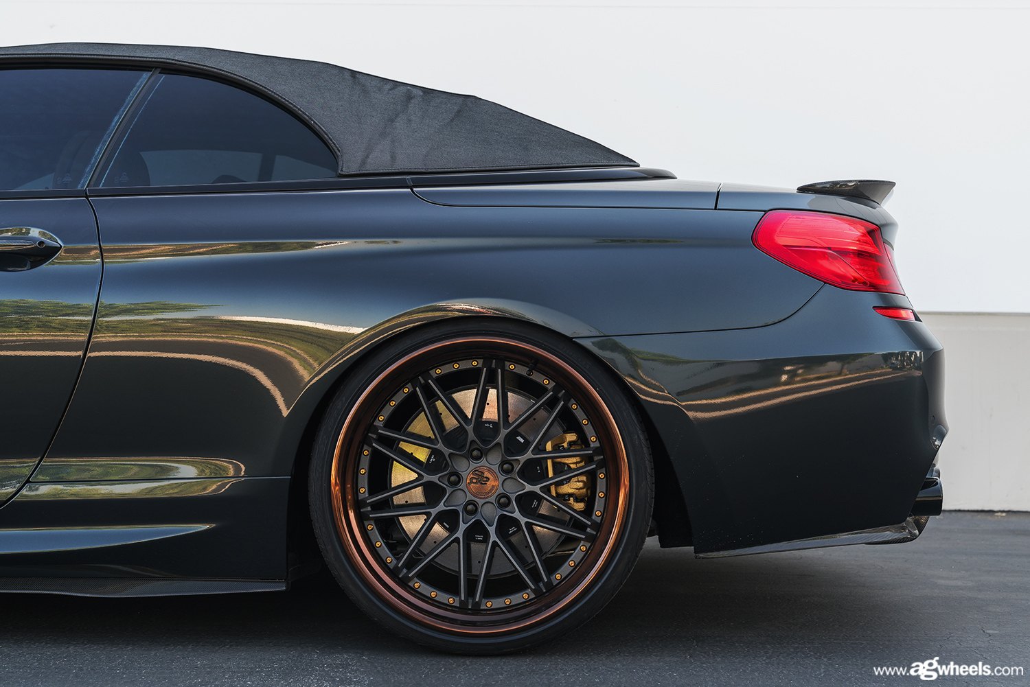 Black BMW 6-Series with Custom Avant Garde Wheels - Photo by Avant Garde Wheels