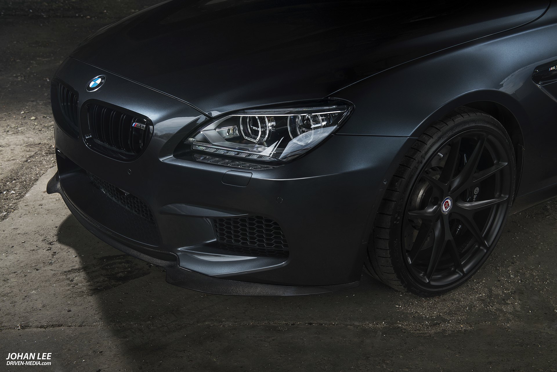Custom Halo Headlights on Black BMW 6-Series - Photo by Johan Lee