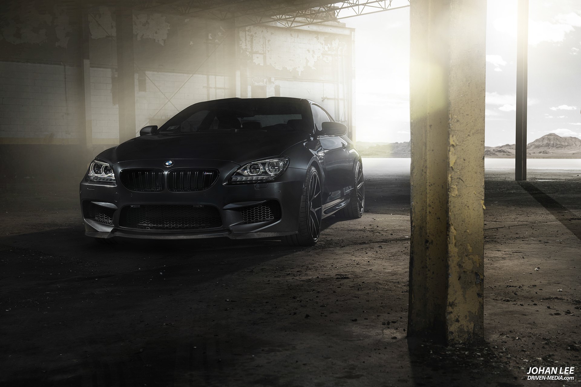 Black BMW 6-Series with Aftermarket Front Bumper - Photo by Johan Lee