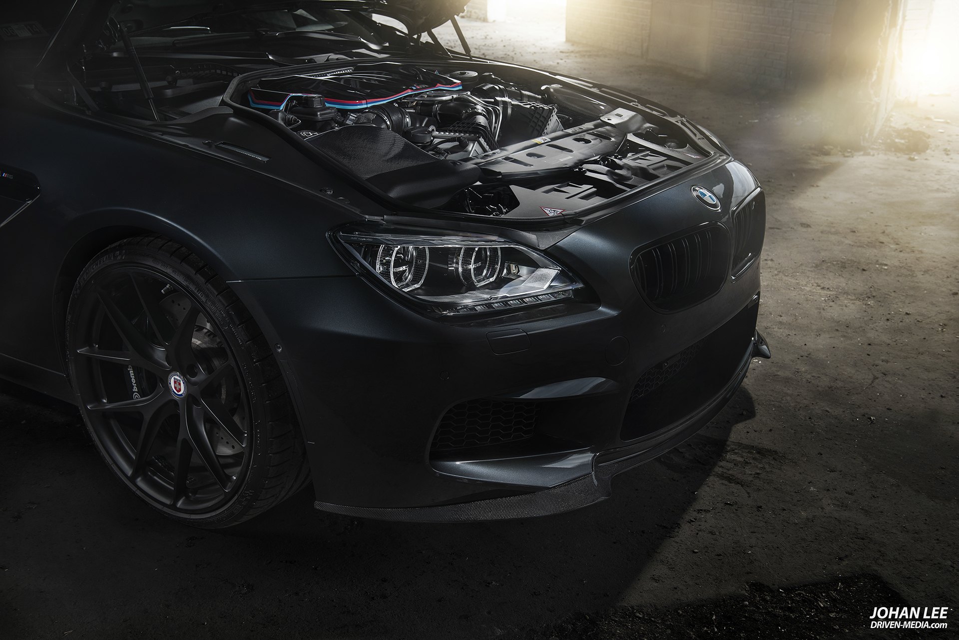 HRE Performance Wheels on Black BMW 6-Series - Photo by Johan Lee