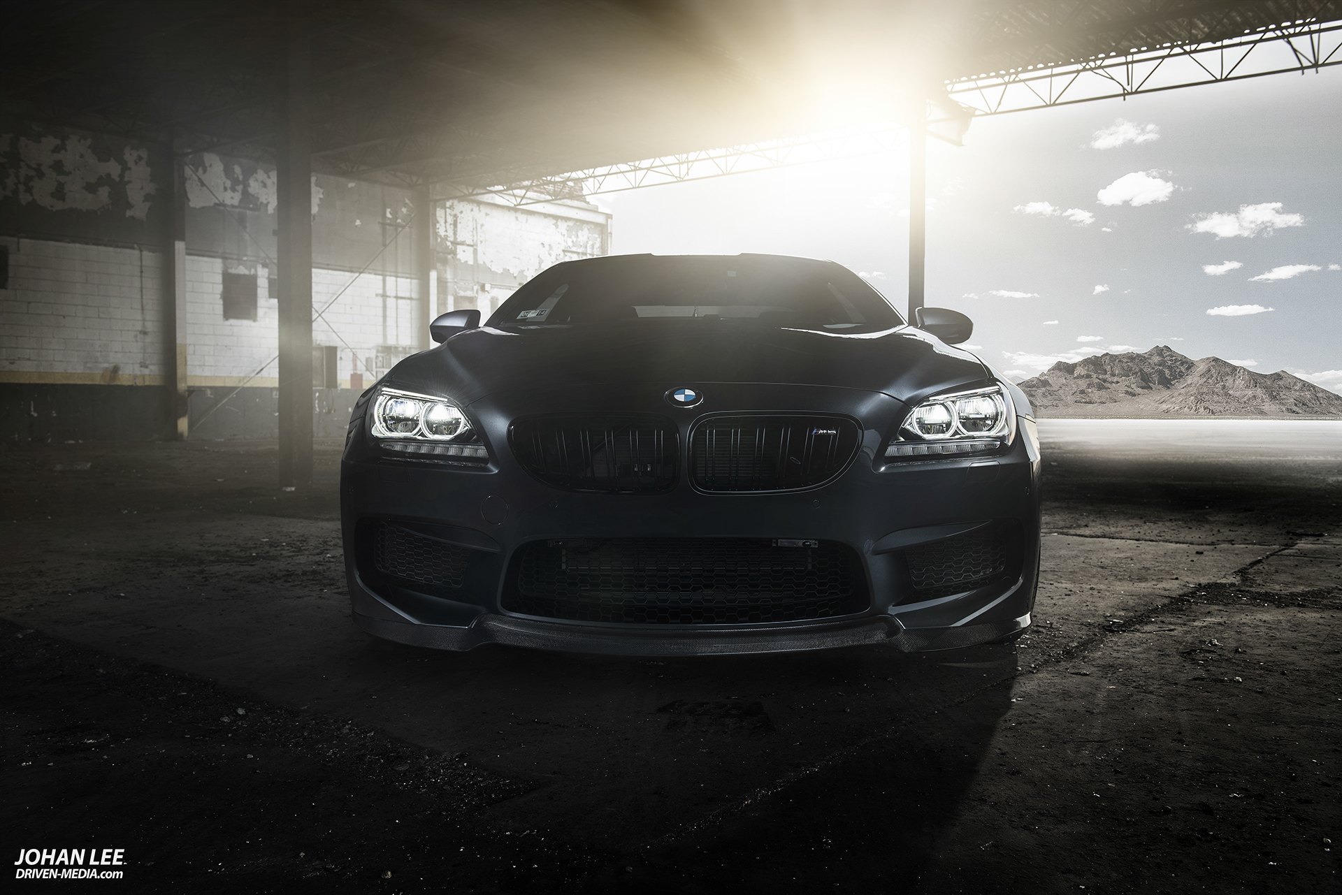 Black BMW 6-Series with Crystal Clear Halo Headlights - Photo by Johan Lee