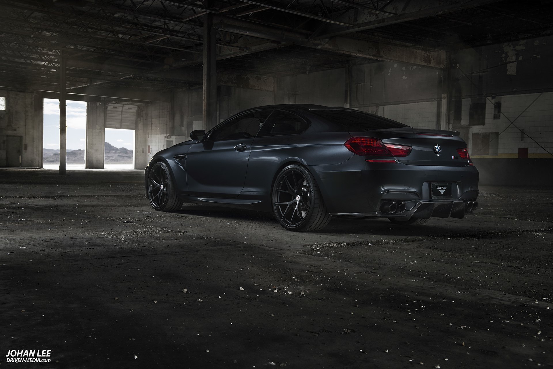 Black BMW 6-Series with Red Smoke LED Taillights - Photo by Johan Lee
