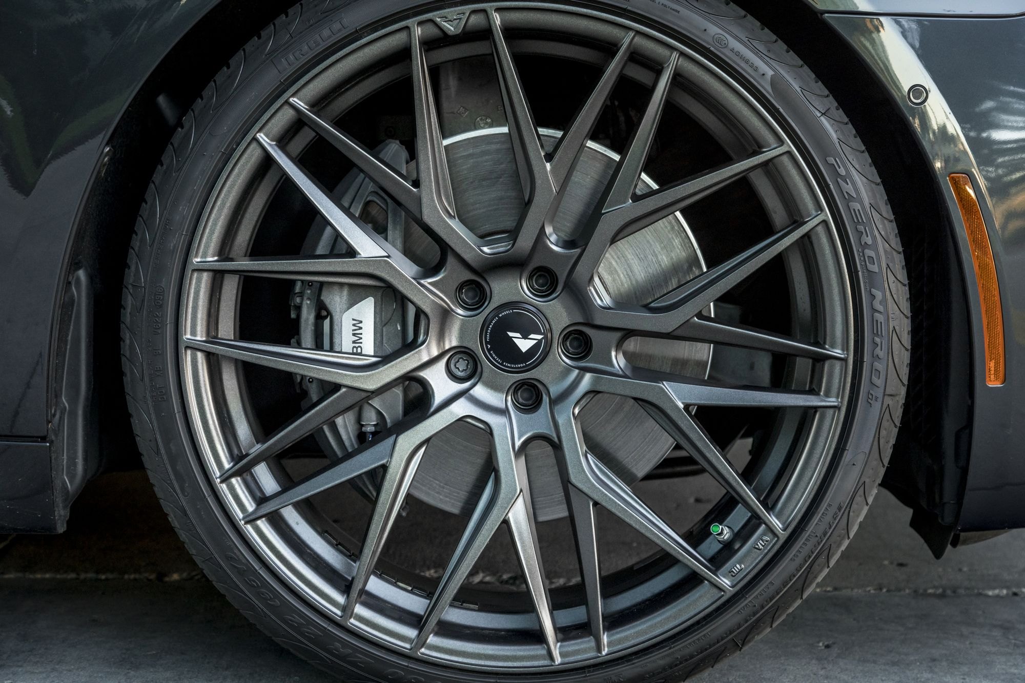 Black BMW 7-Series with Custom Vorsteiner Wheels - Photo by Vorstiner