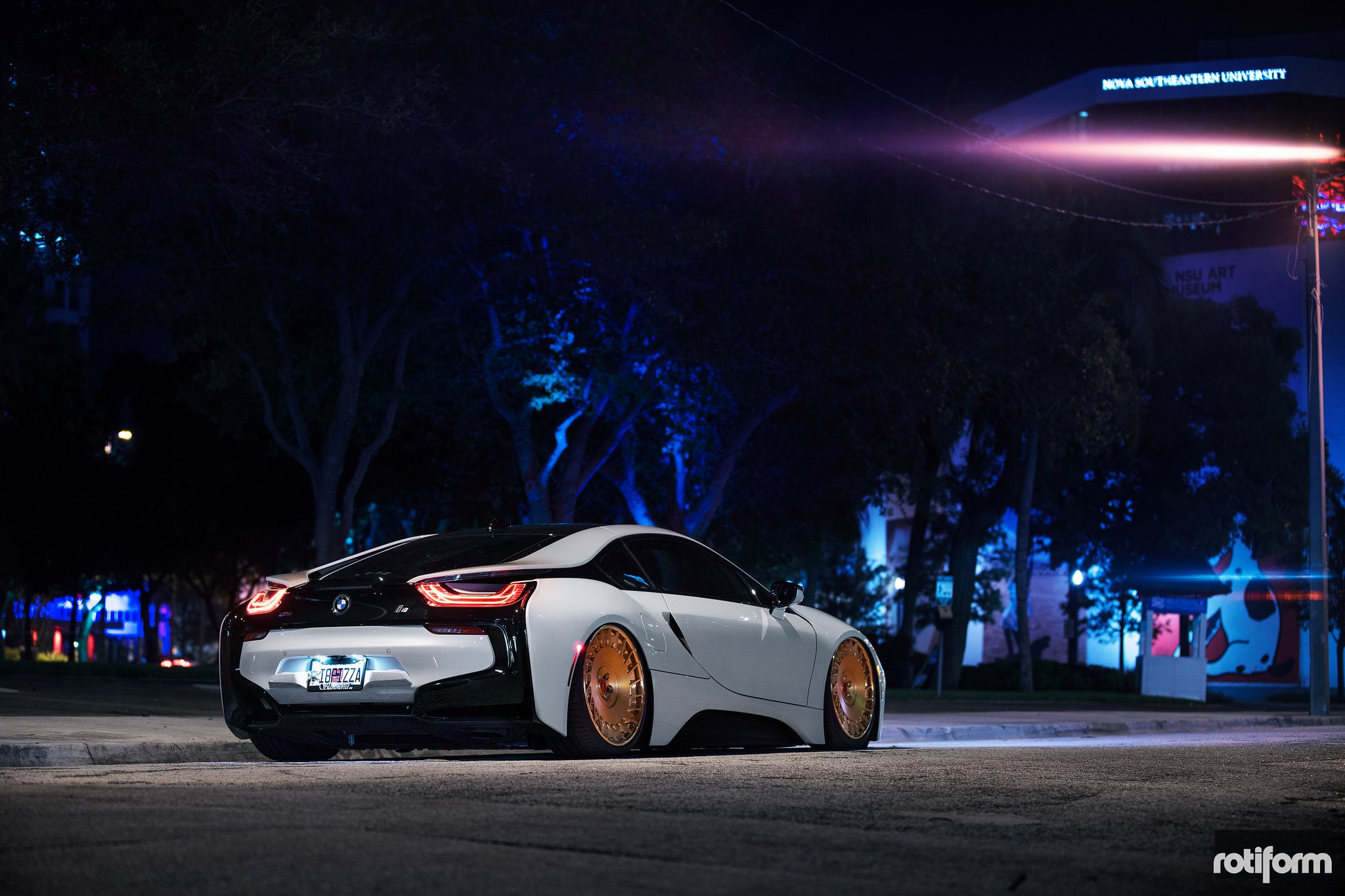 BMW i8 Red LED Taillights - Photo by Rotiform
