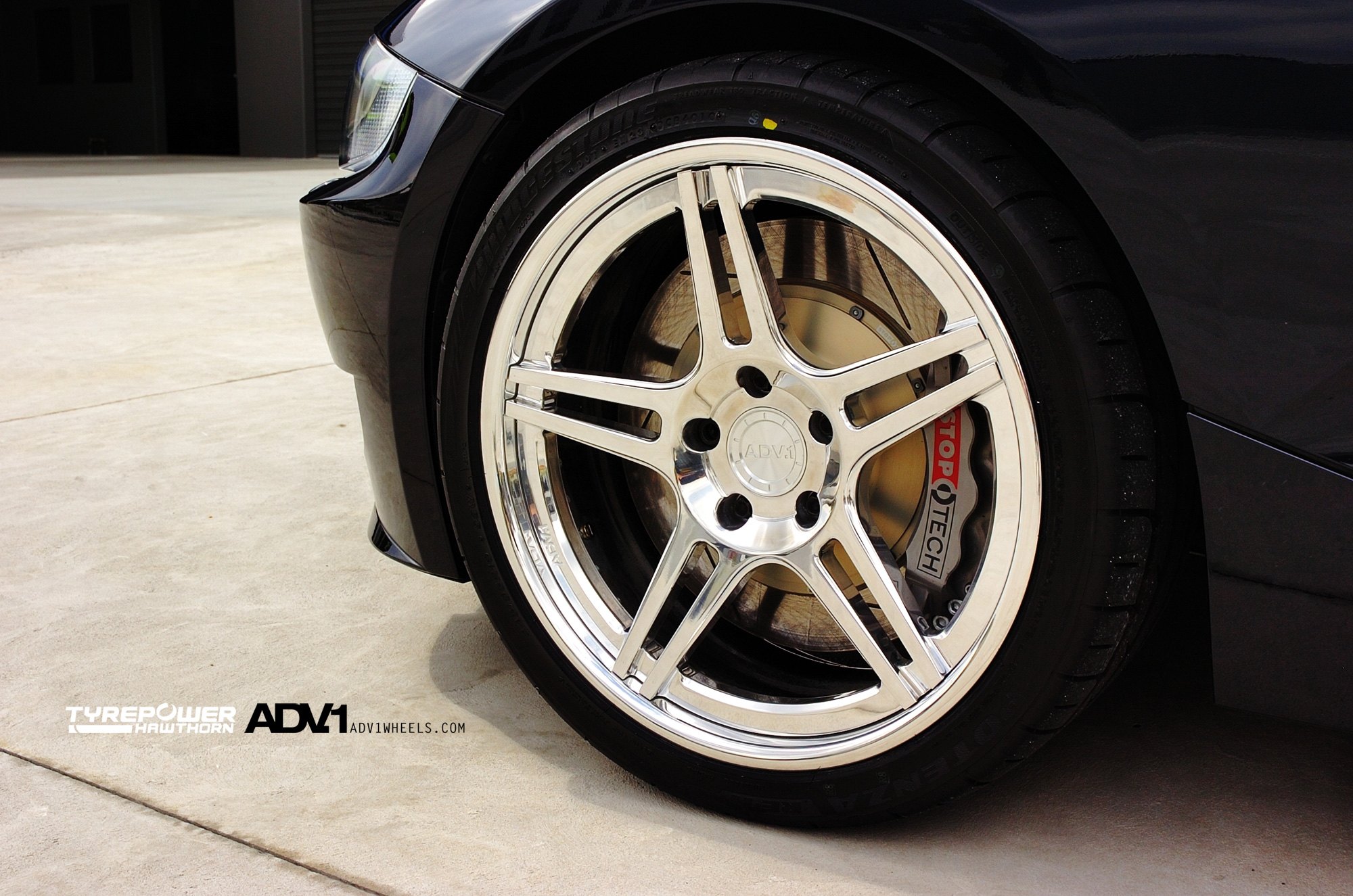 Dark Blue BMW Z4M with Gloss Silver ADV1 Wheels - Photo by ADV.1