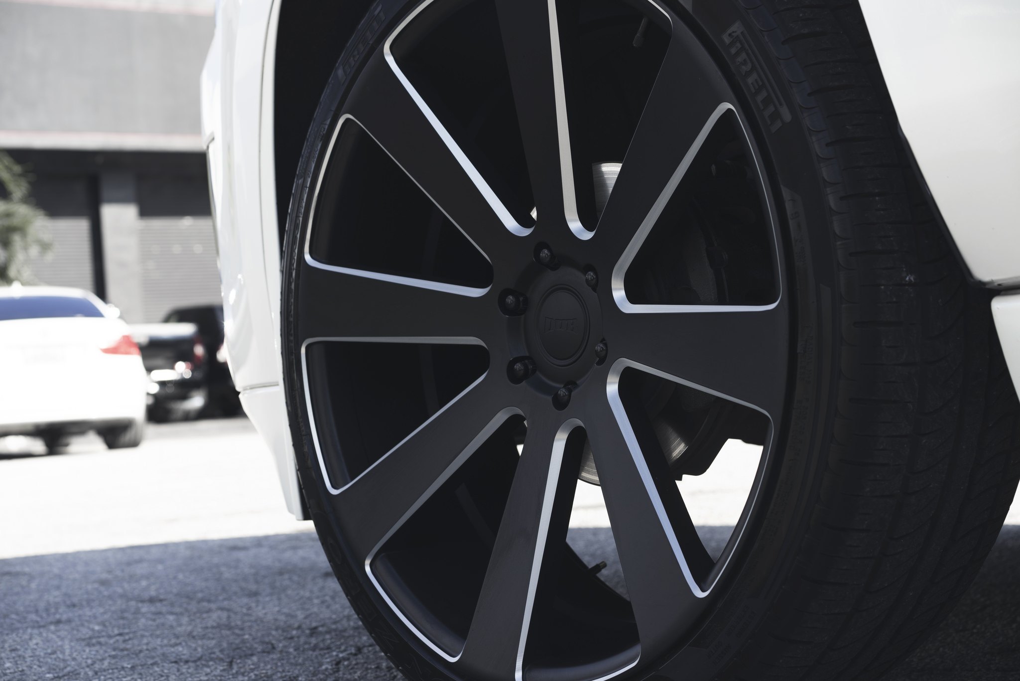 26 Inch Black and Milled DUB Wheels on Cadillac Escalade  - Photo by DUB