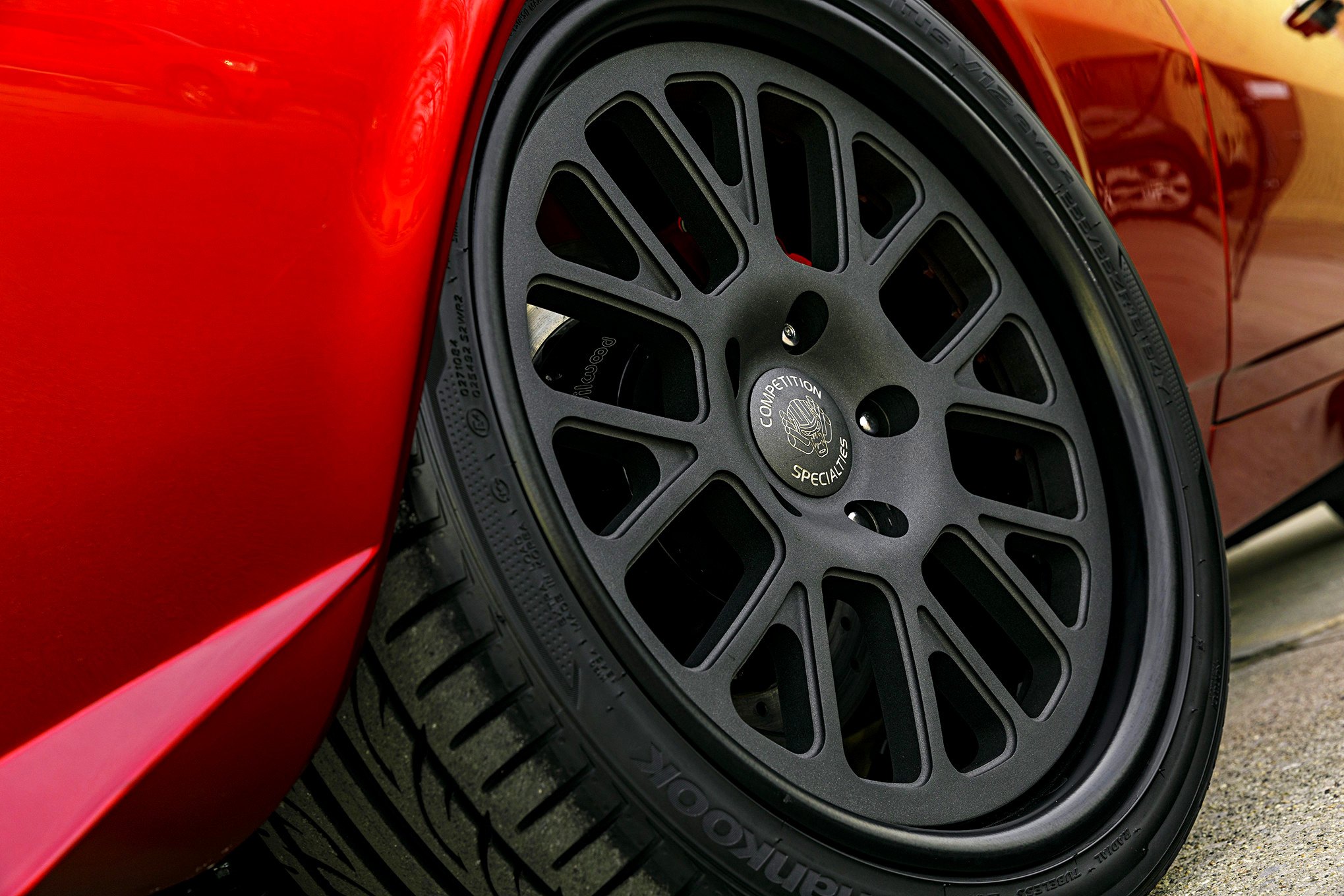 Competition Specialties Wheels on Red Chevy Camaro - Photo by Robert McGaffin
