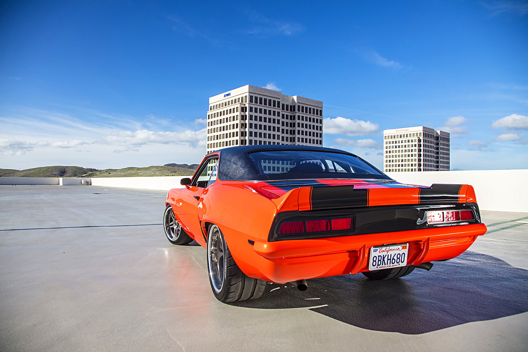 Custom Orange Chevy Camaro Taillights - Photo by Tim Sutton