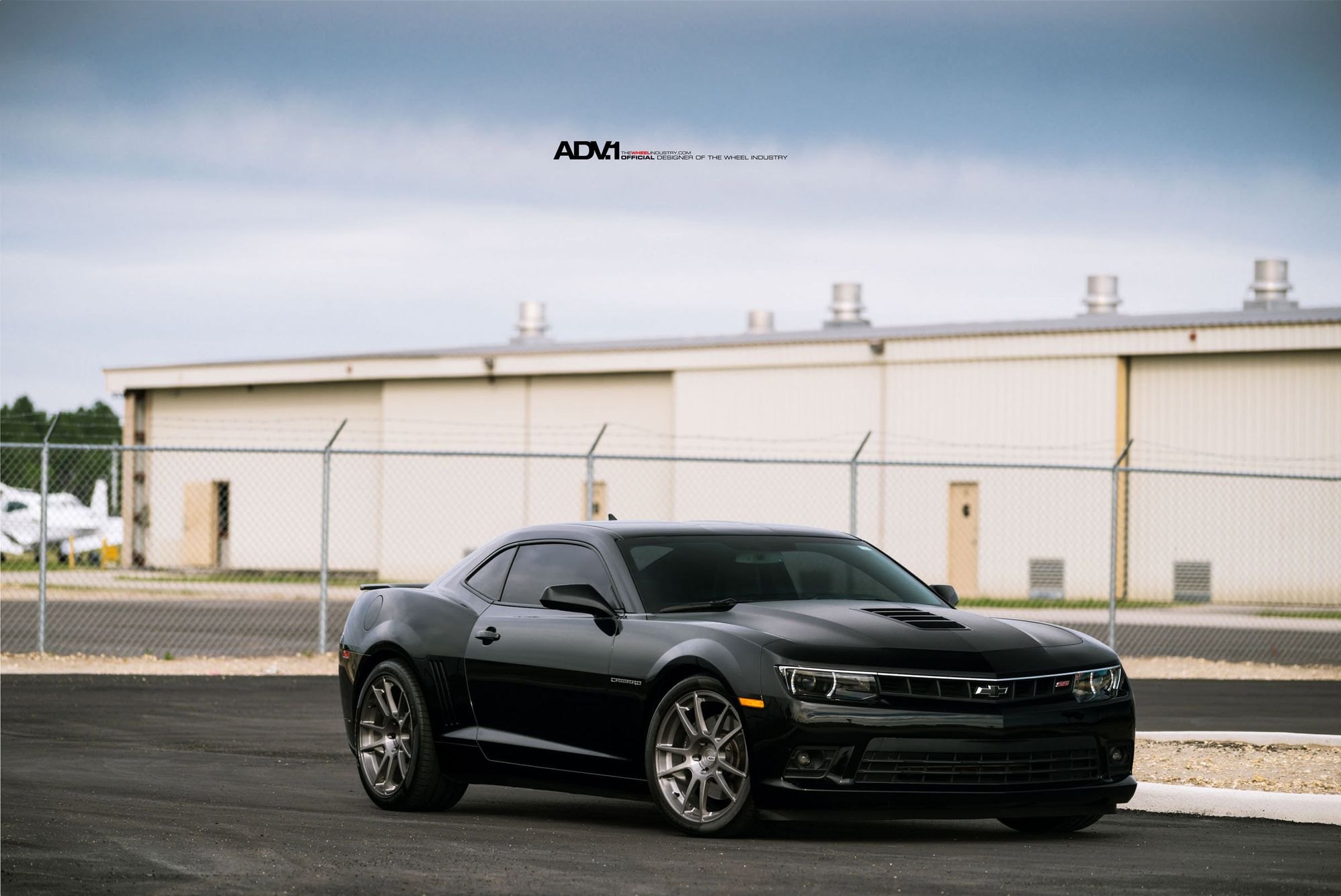 Super Clean All Black Chevy Camaro Ss Fitted With Adv1 Custom Wheels