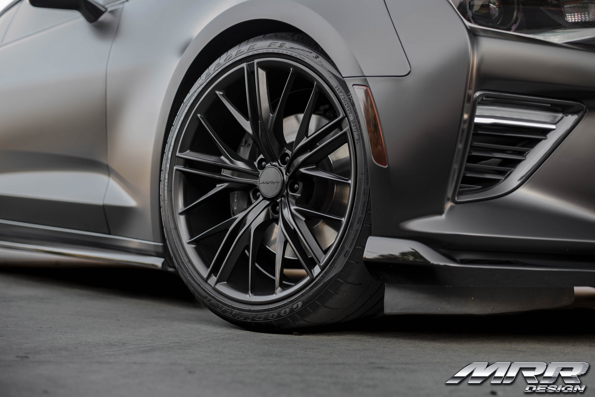 Matte Black MRR Wheels on Custom Chevy Camaro - Photo by MRR