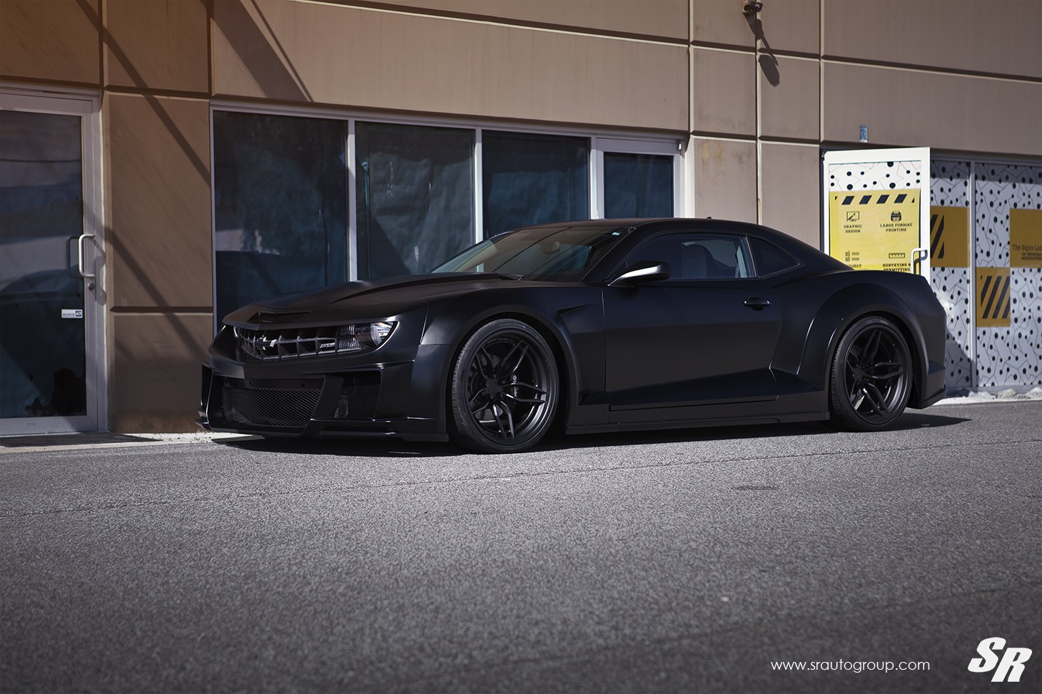 Custom Blacked Out Chevy Camaro SS - Photo by SR Auto Group