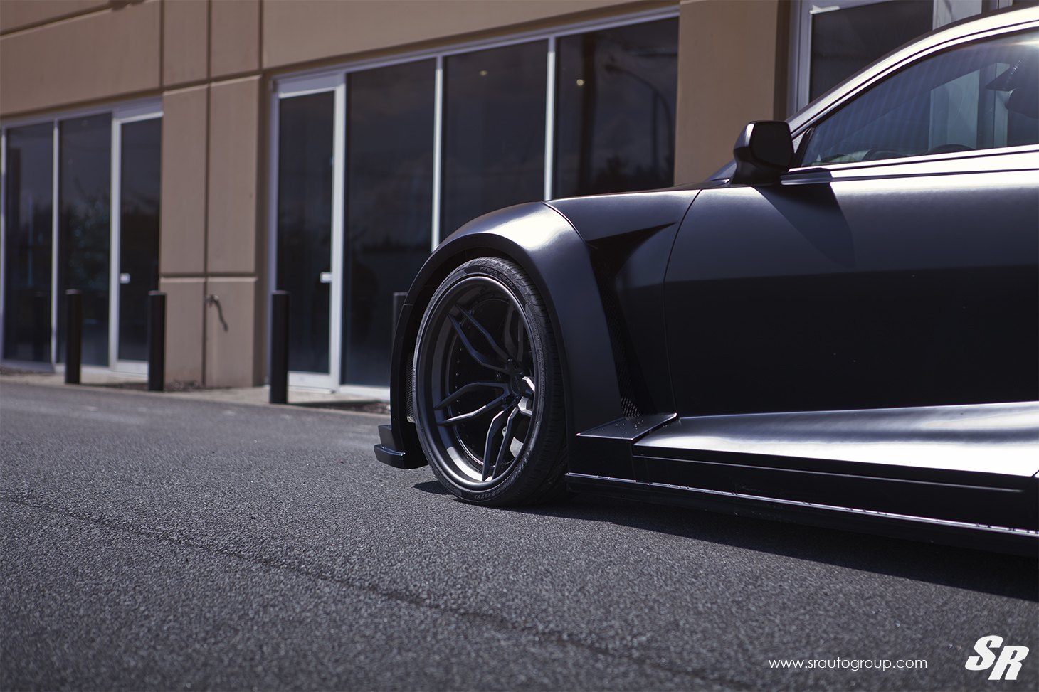 Custom Black Chevy Camaro Side Scoops - Photo by SR Auto Group