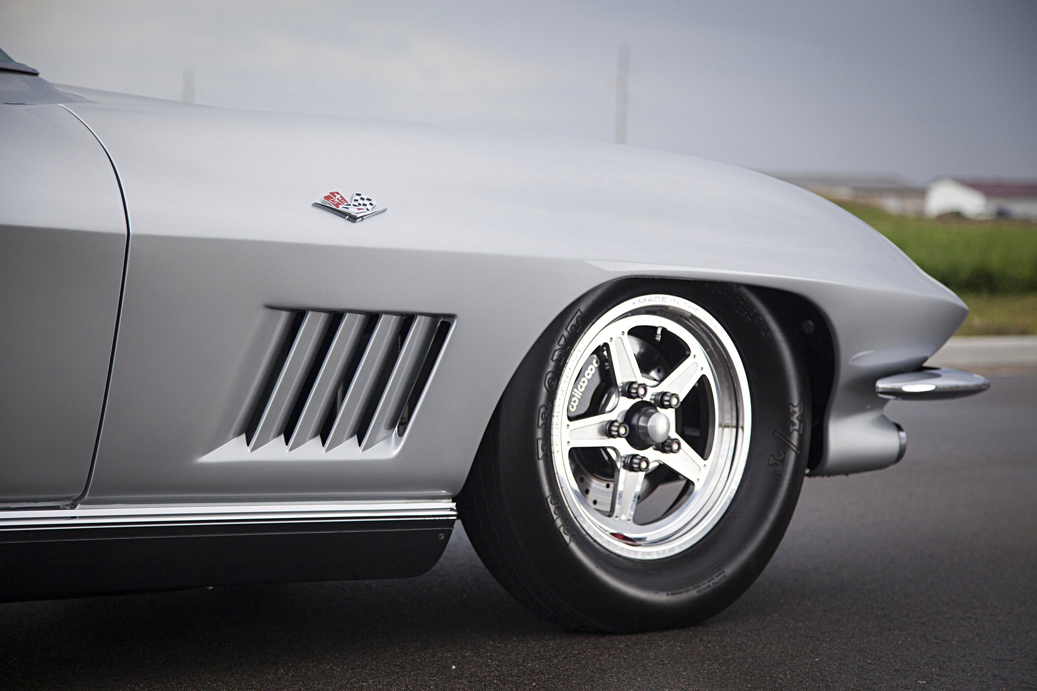 Chrome Rims with Wilwood Brakes on Chevy Corvette - Photo by Jason Lubken
