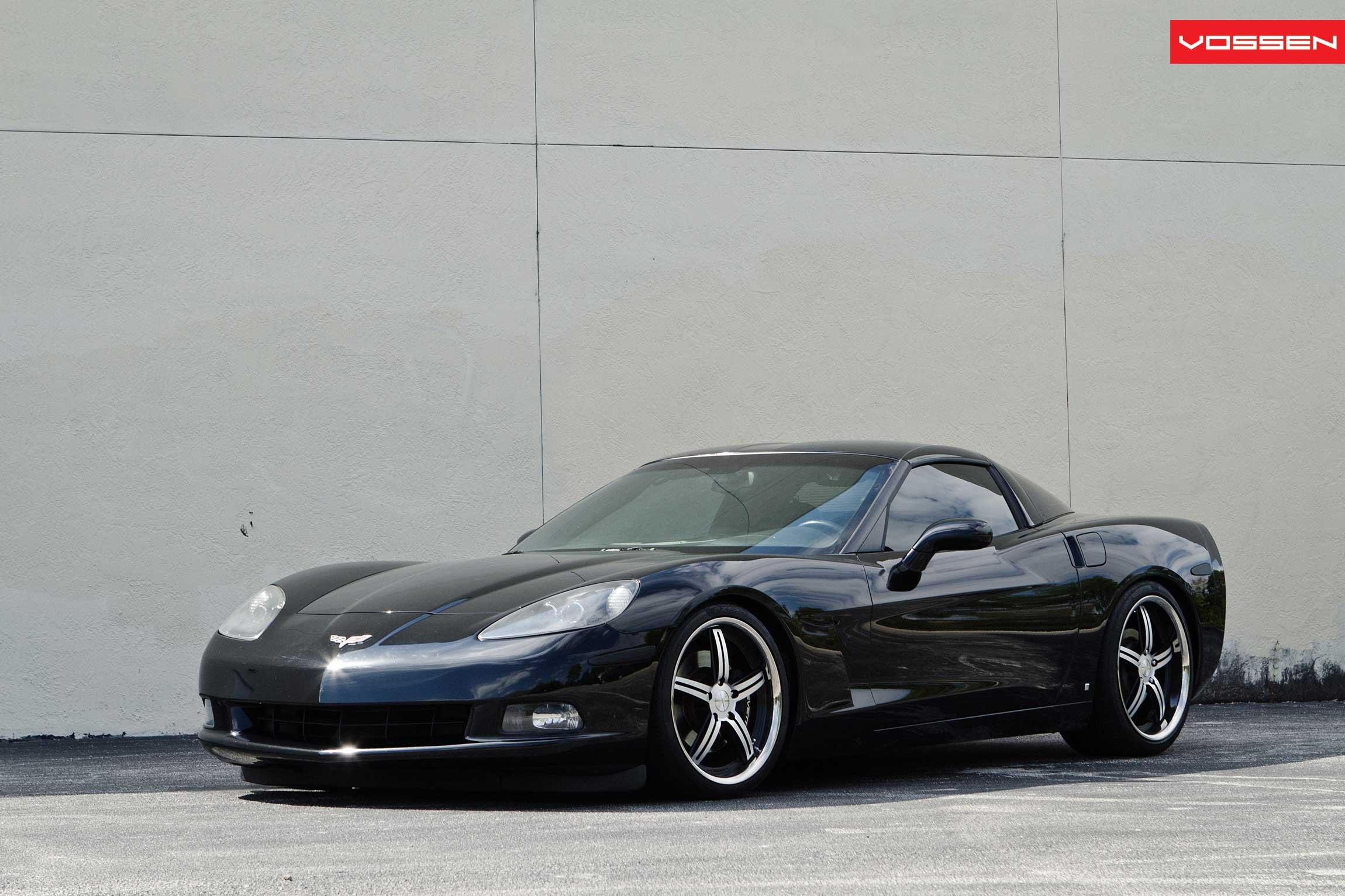 Chevy Corvette with Crystal Clear Headlights - Photo by Vossen