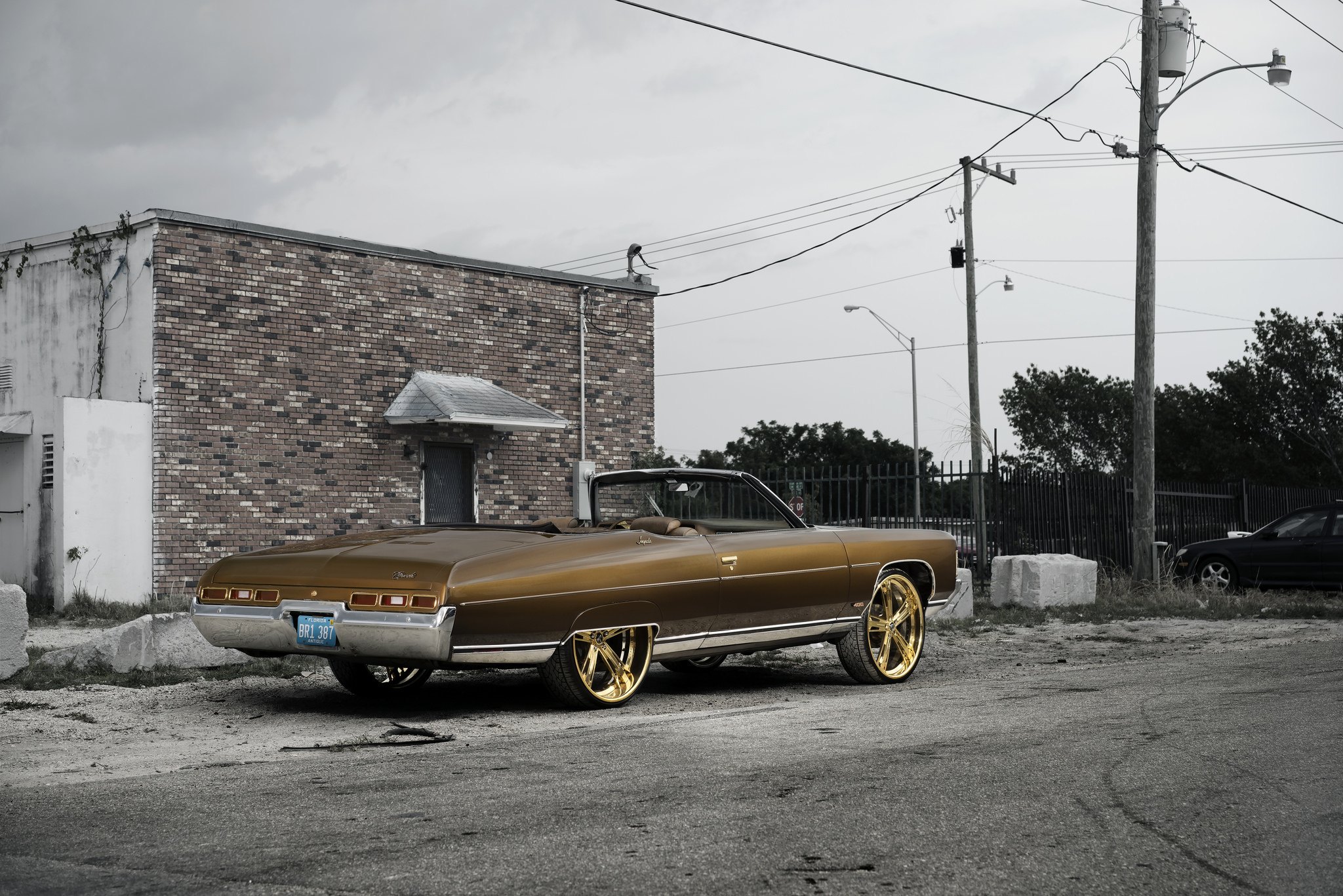 Chrome Rear Bumper Cover on Lifted Chevy Impala - Photo by Jordan Donnelly
