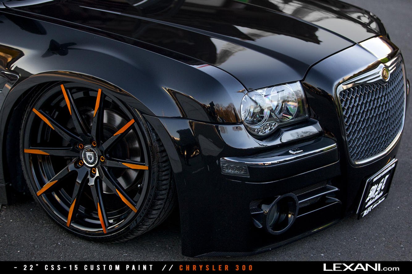Chrysler 300 with Custom Front Bumper - Photo by Lexani
