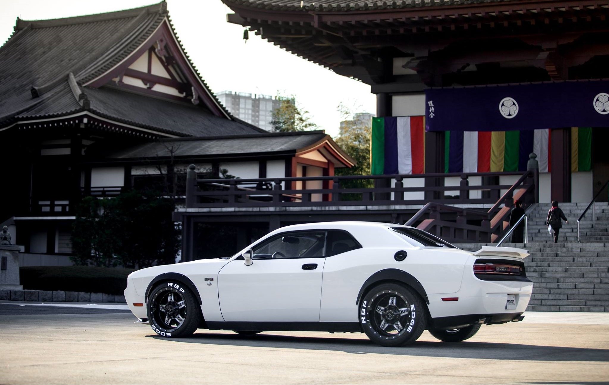 Dodge Challenger in a 70s Street Machine Style - Photo by Edge Customs