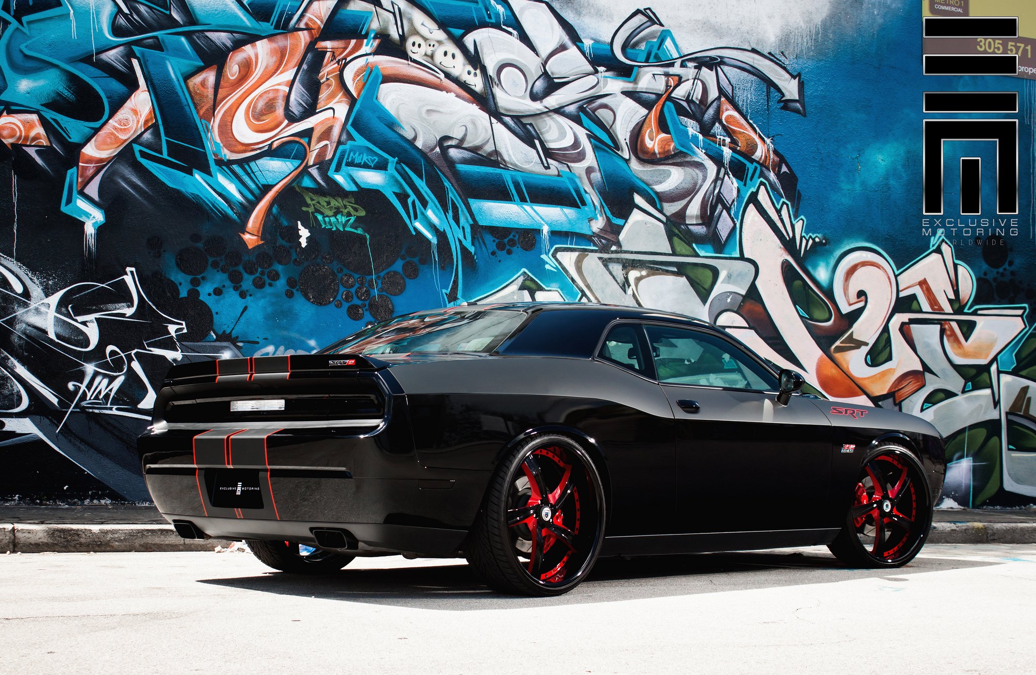 Dodge Challenger SRT slightly modified - Photo by Exclusive Motoring