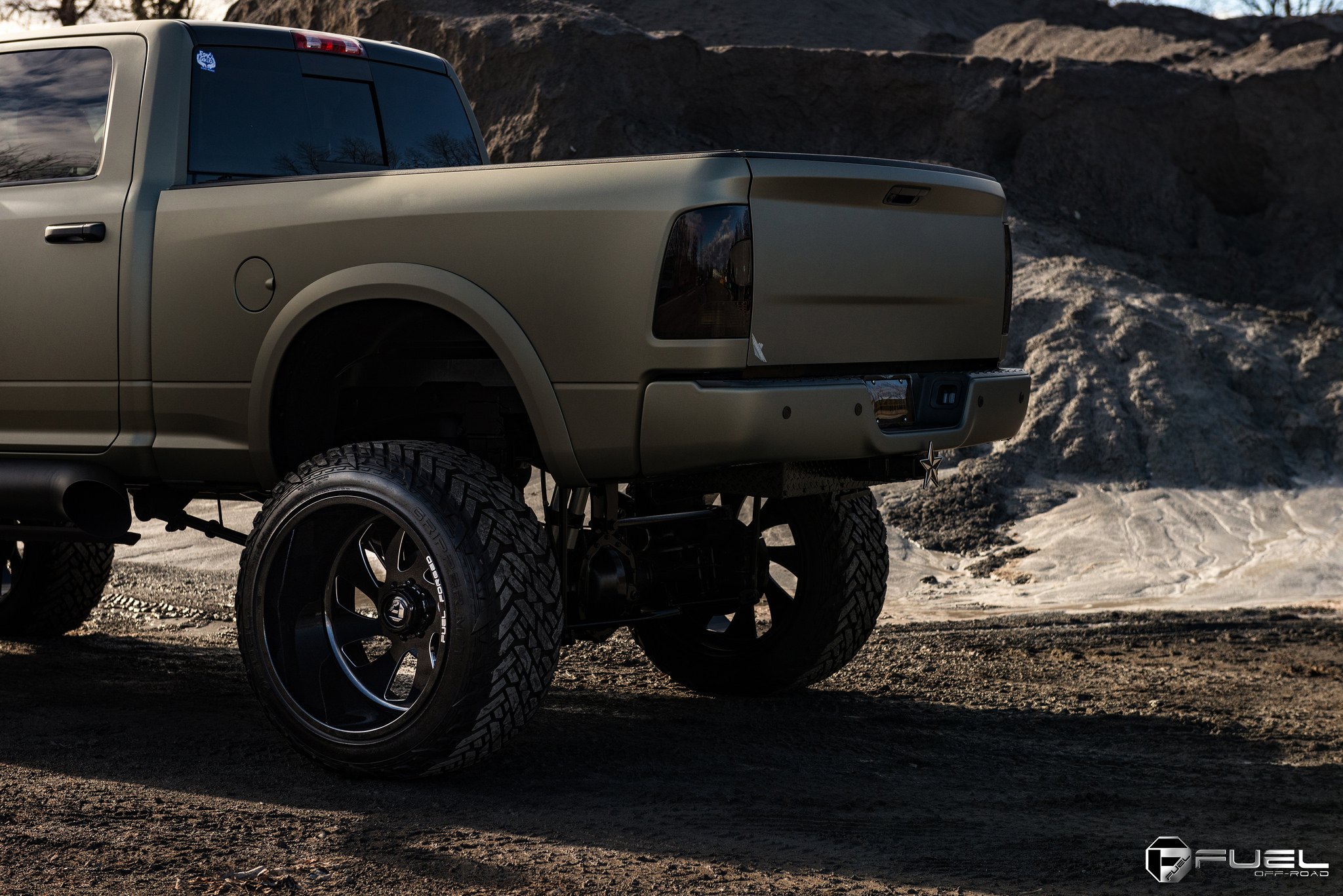 Lifted Dodge Ram on Fuel Forged Wheels - Photo by Fuel Off-Road