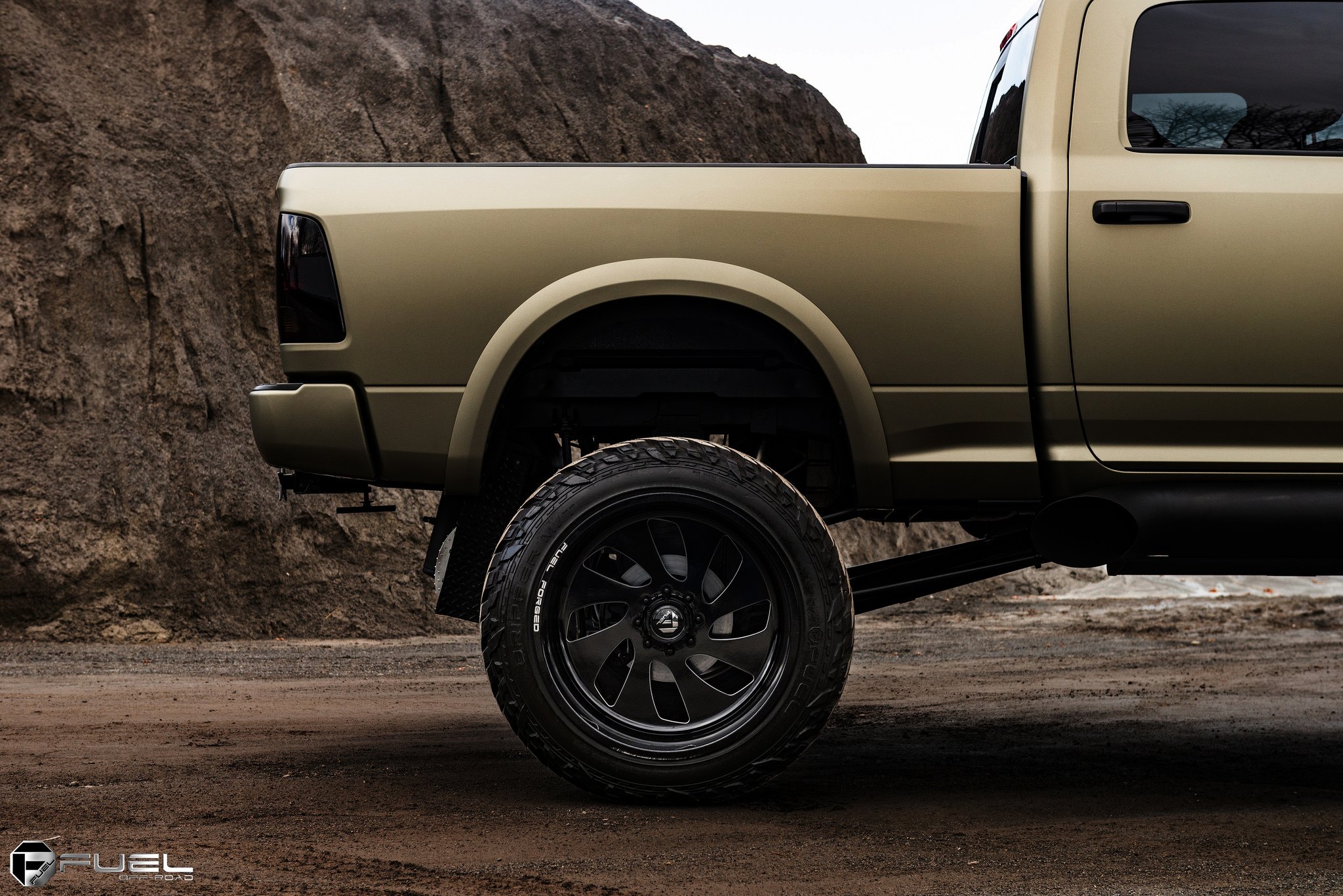 Dodge Ram on 40 Inch Off-road Wheels - Photo by Fuel Off-Road