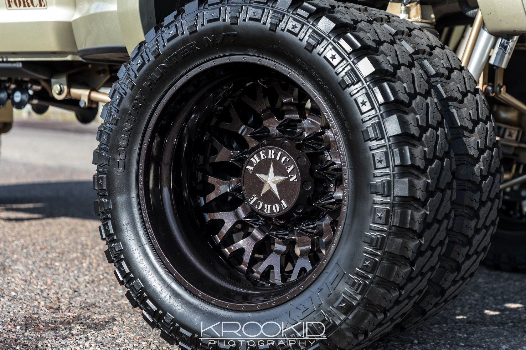 Fury Country Hunter Tires on Brown Lifted Dodge Ram - Photo by Krookid Photography