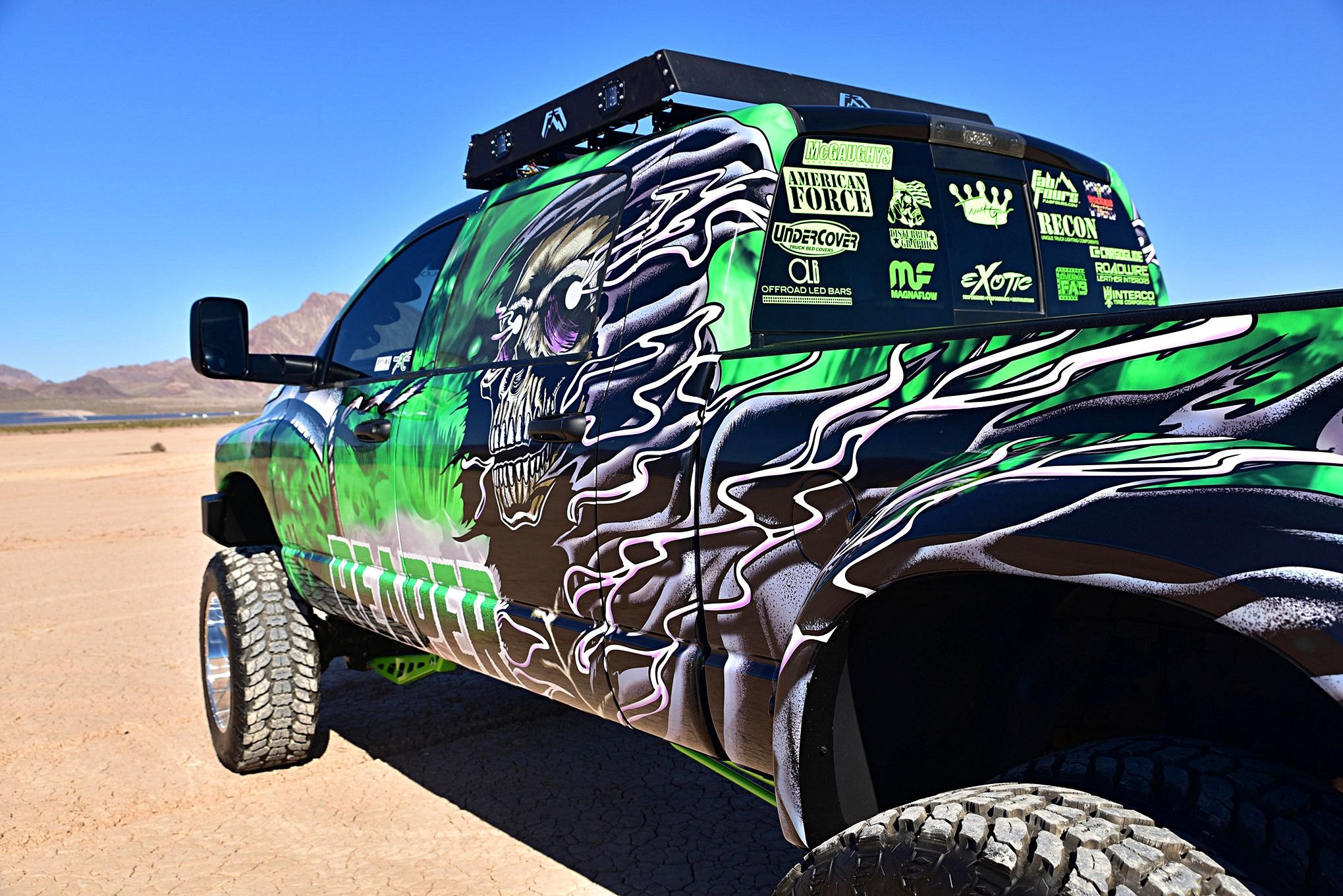 Custom Painted Dodge Ram with UnderCover Tonneau Cover - Photo by Eddie Maloney