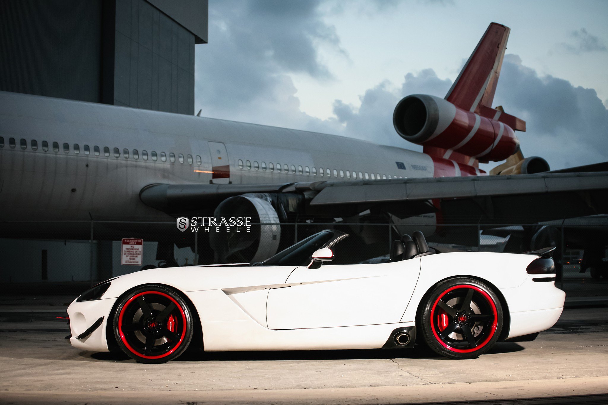 Custom White Dodge Viper with Strasse Wheels - Photo by Strasse Forged
