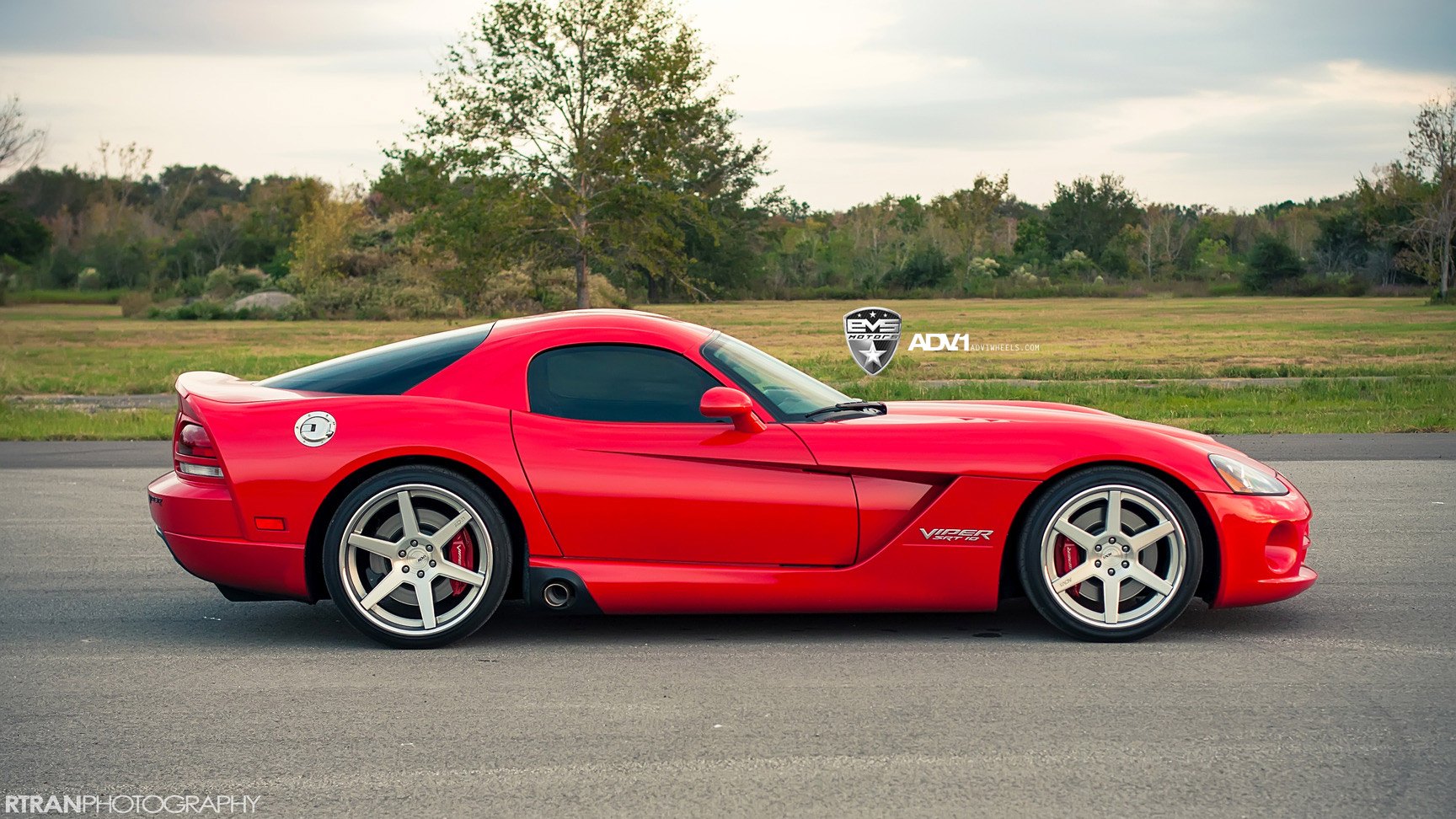 Custom Red Dodge Viper Side Scoops - Photo by ADV.1