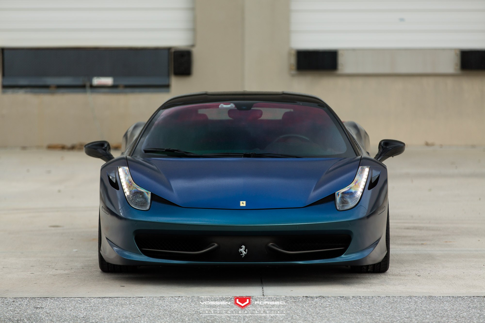 Custom Painted Blue Pearl: Ferrari 458 Fitted with Accessories