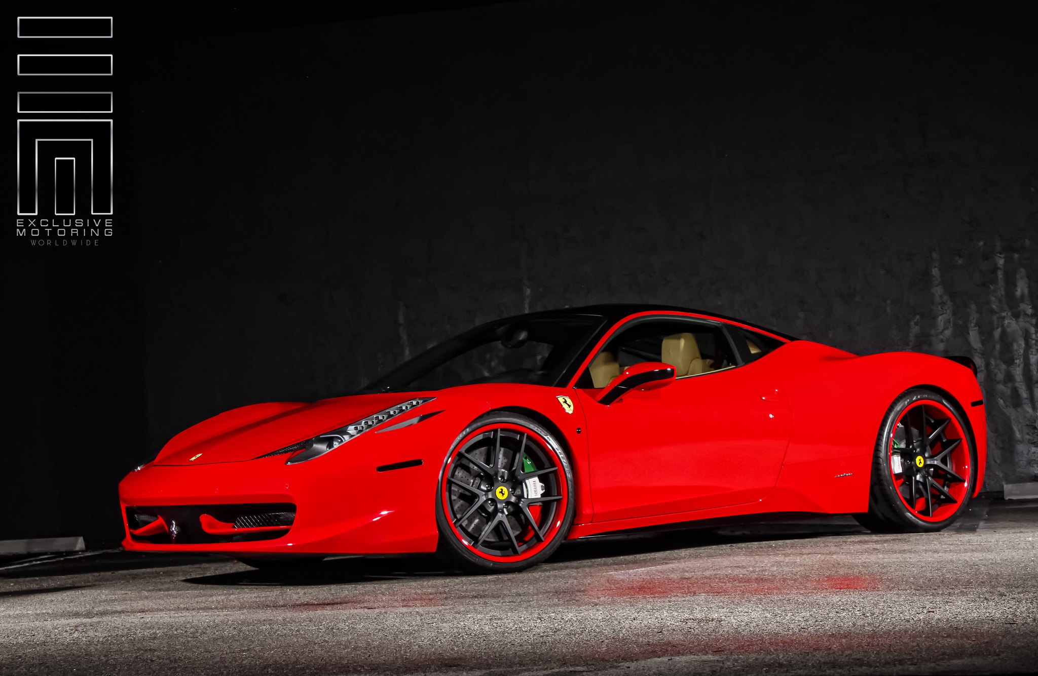 Ferrari 458 With Aftermarket Wheels - Photo by Exclusive Motoring
