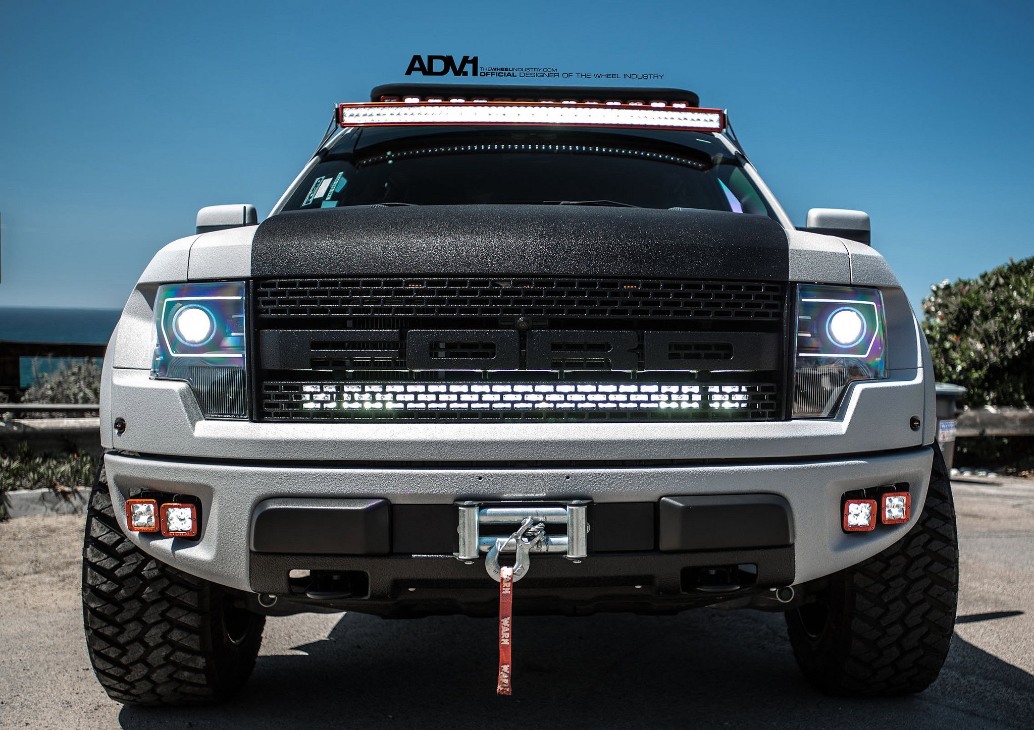 Raptor Grille With LED Lightbar - Photo by ADV.1
