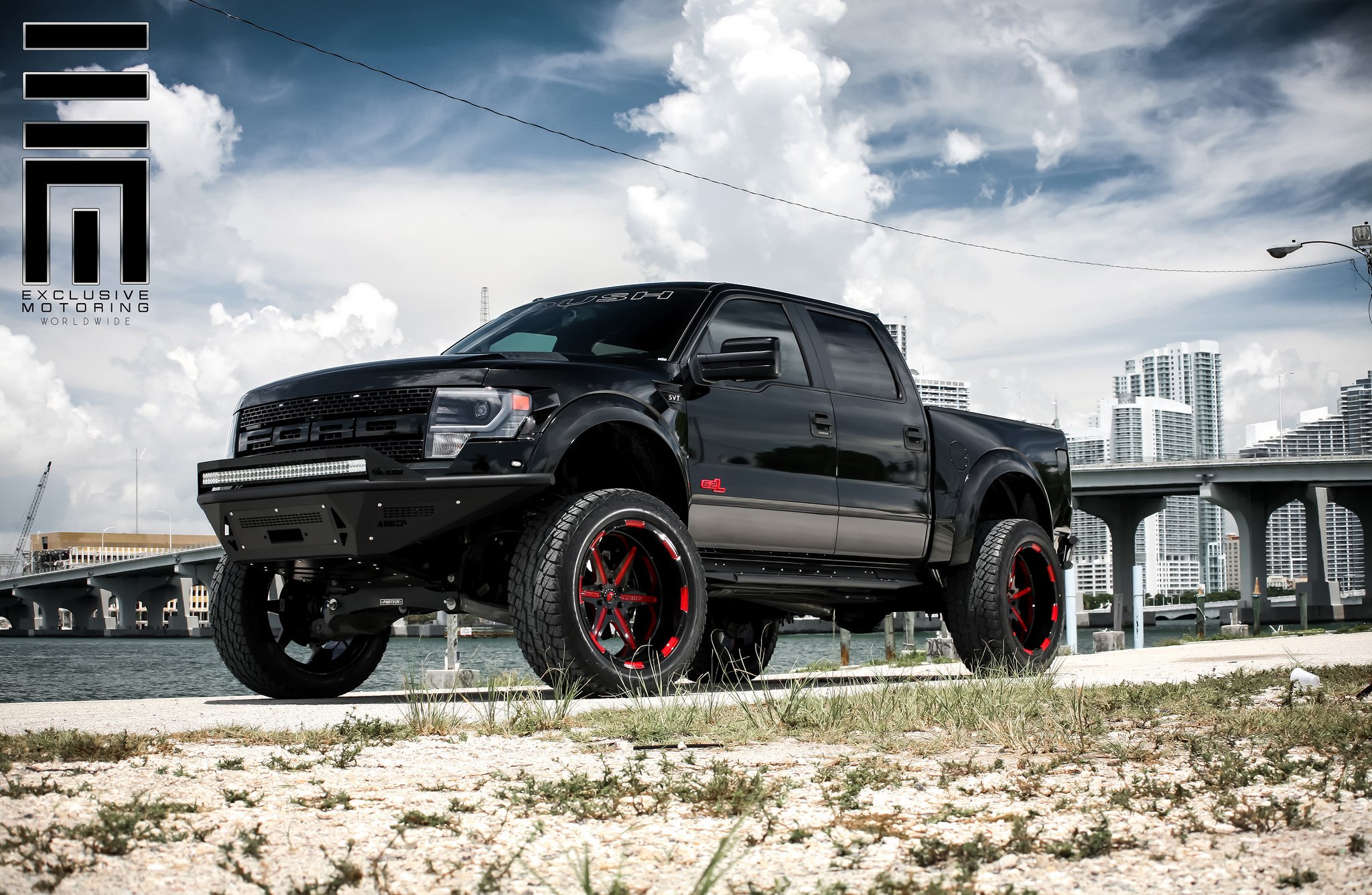 Roush F150 Raptor with a Lift and Forgiato Rims - Photo by Exclusive Motoring