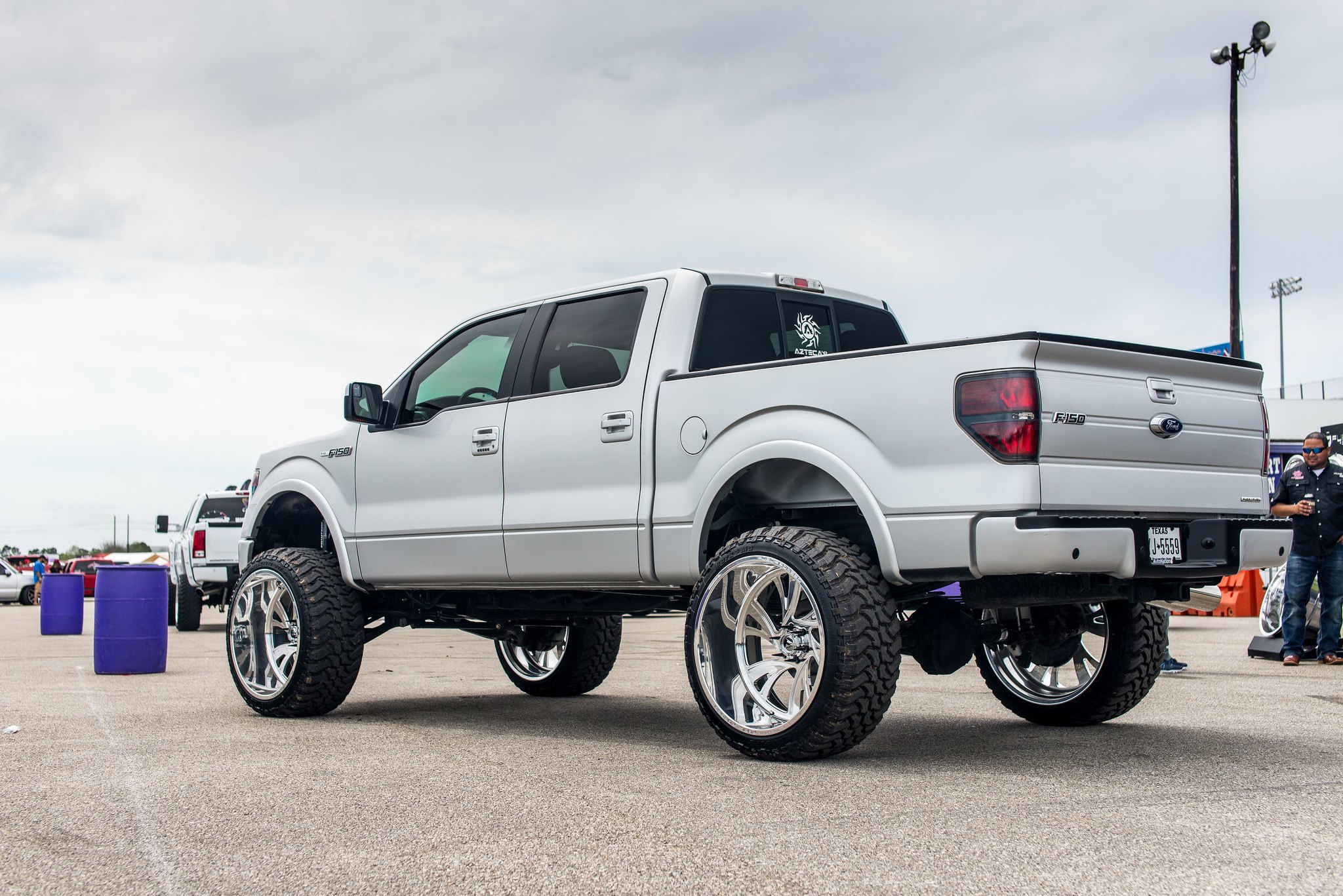 Gray Metallic Ford F-150 with Aftermarket Rear Bumper - Photo by Fuel Offroad