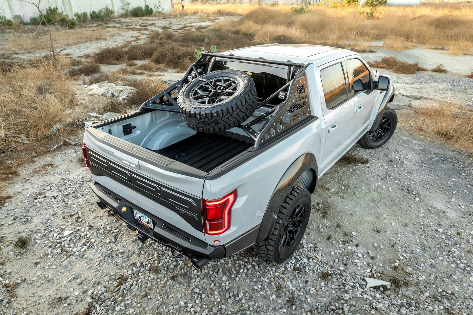 ADD Chase Rack in White Lifted Ford F-150 - Photo by Venom Rex