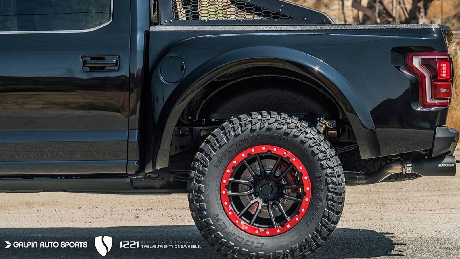 Black Lifted Ford F-150 with 1221 Custom Wheels - Photo by Galpin Auto Sports