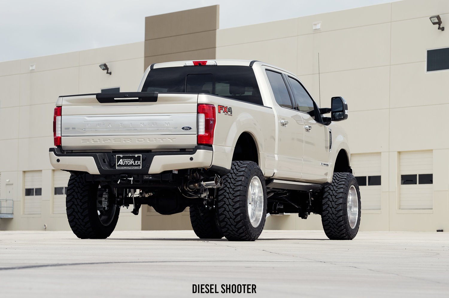 Full Throttle Suspension Lift on Ford Super Duty - Photo by Diesel Shooter