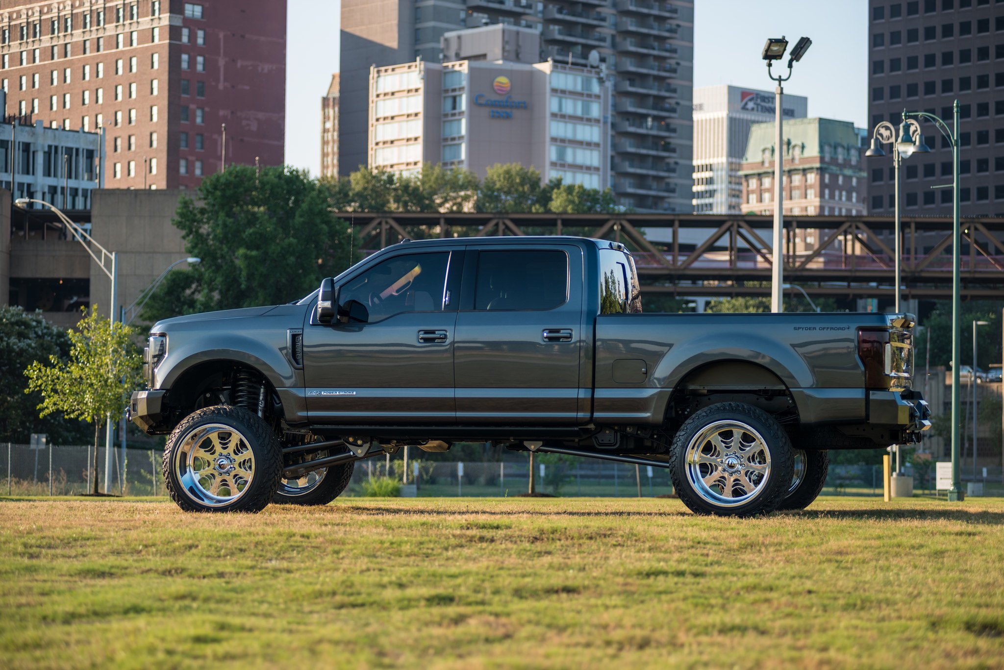 Fuel Offroad Wheels on Black Lifted Ford F-250 - Photo by Fuel Off-road